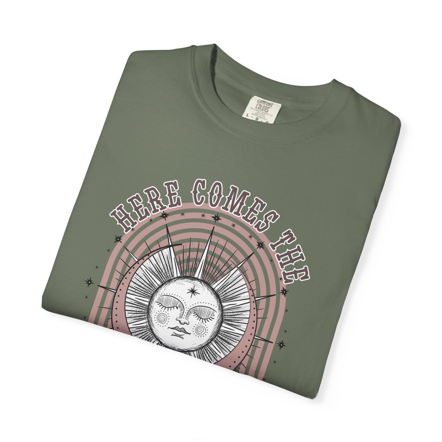 Here Comes The Sun T-Shirt Beach Tee Comfort Colors T-shirt Retro Shirt Boho Tee Hippie t-shirt