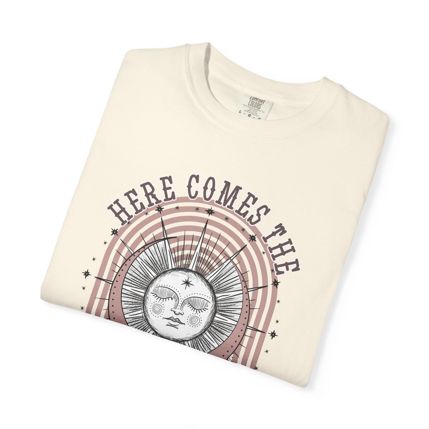 Here Comes The Sun T-Shirt Beach Tee Comfort Colors T-shirt Retro Shirt Boho Tee Hippie t-shirt