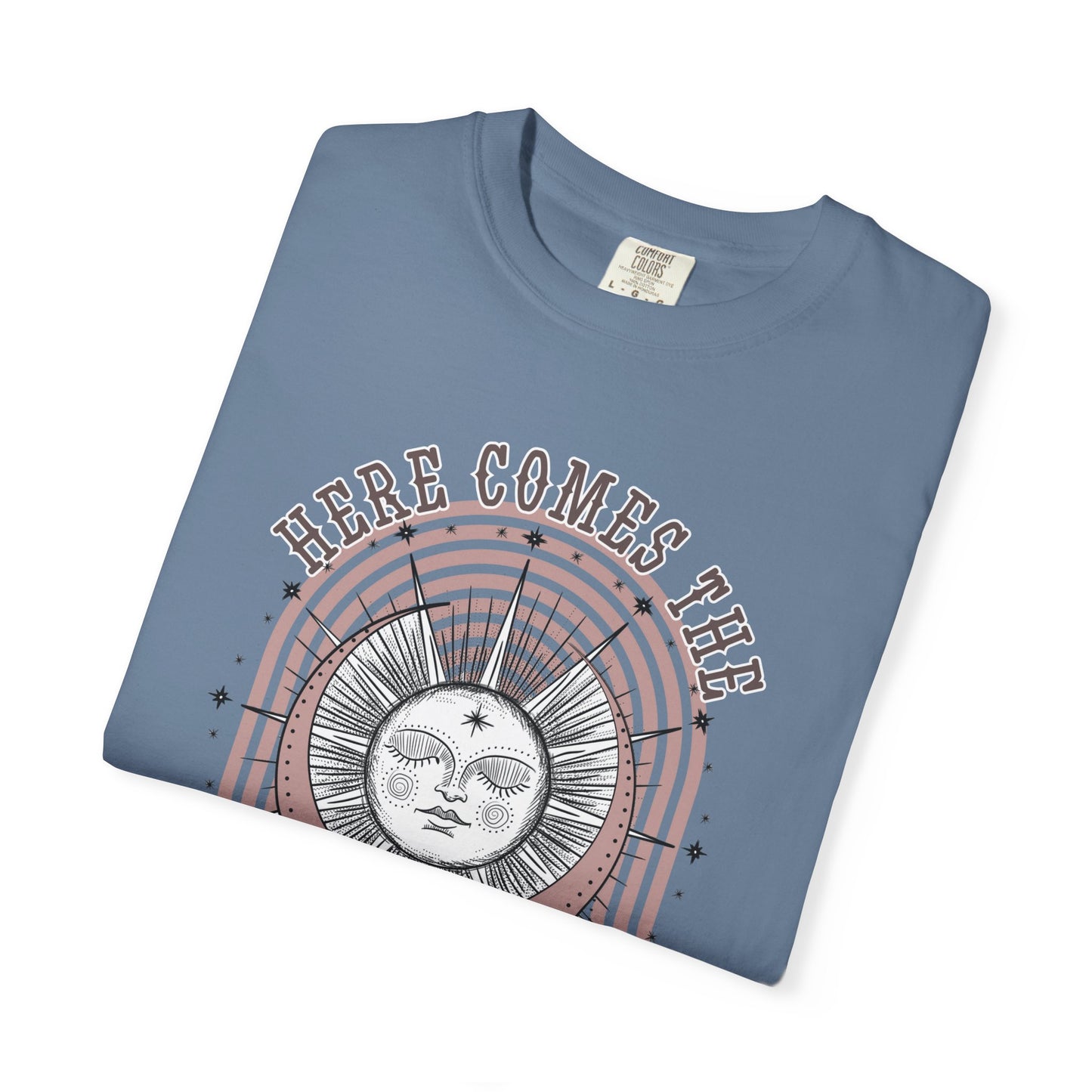 Here Comes The Sun T-Shirt Beach Tee Comfort Colors T-shirt Retro Shirt Boho Tee Hippie t-shirt