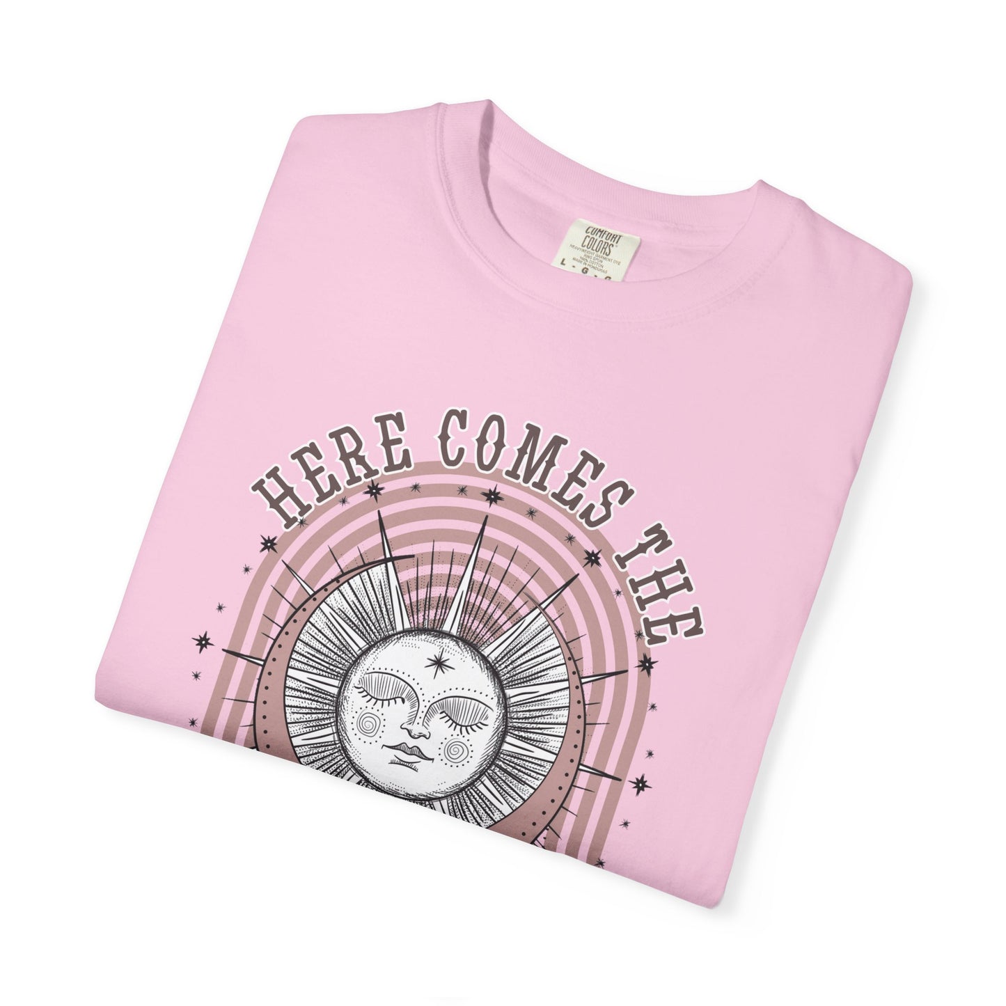 Here Comes The Sun T-Shirt Beach Tee Comfort Colors T-shirt Retro Shirt Boho Tee Hippie t-shirt
