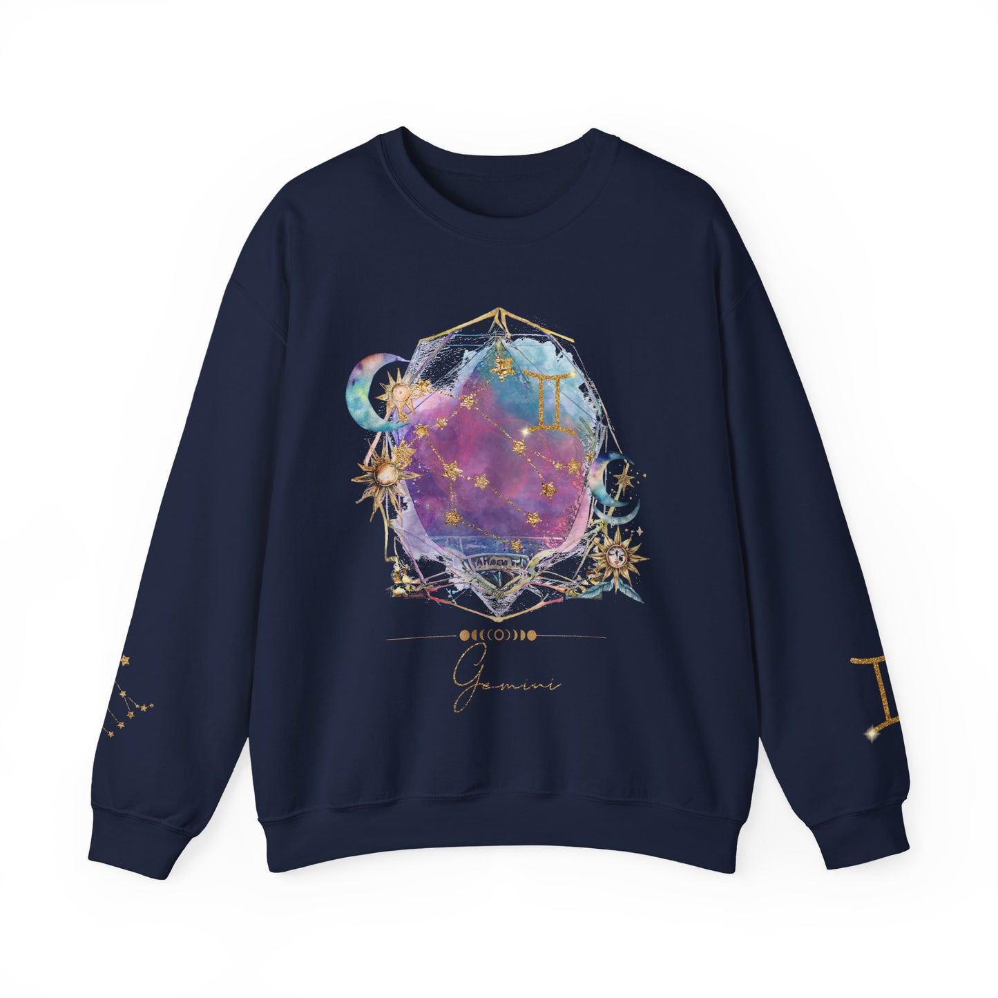 Gemini Sweatshirt Virgo Gift Unisex Astrology Sweatshirt Vintage Gemini Shirt Retro Boho Celestial Sweatshirt Gemini Birthday Zodiac Shirt
