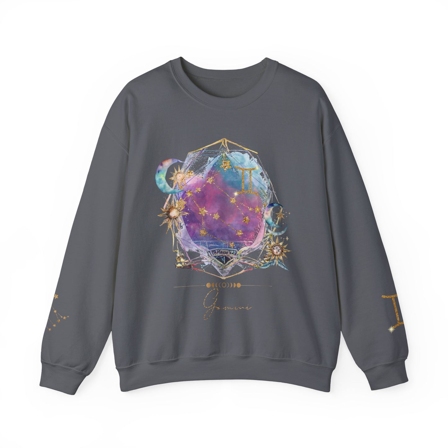 Gemini Sweatshirt Virgo Gift Unisex Astrology Sweatshirt Vintage Gemini Shirt Retro Boho Celestial Sweatshirt Gemini Birthday Zodiac Shirt