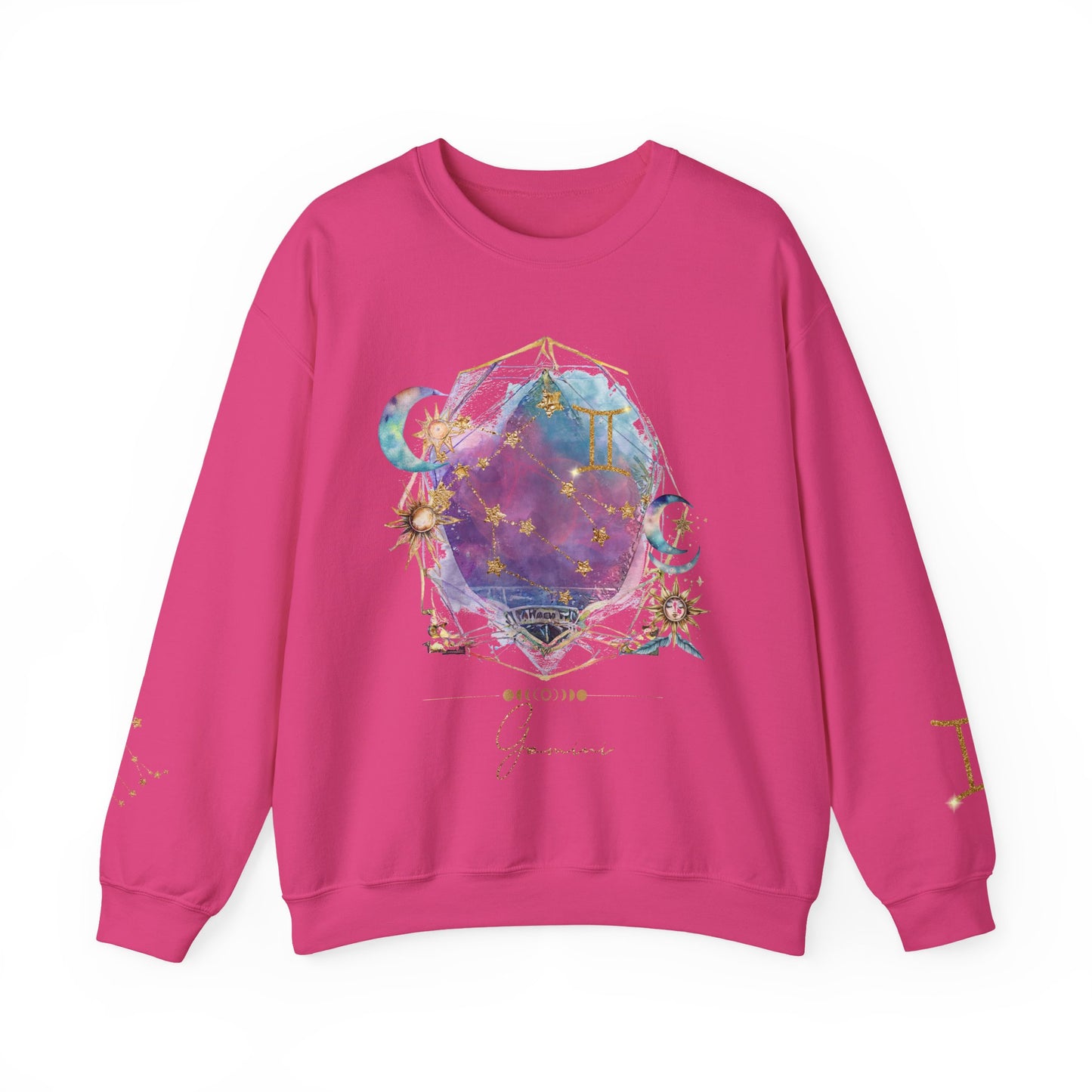 Gemini Sweatshirt Virgo Gift Unisex Astrology Sweatshirt Vintage Gemini Shirt Retro Boho Celestial Sweatshirt Gemini Birthday Zodiac Shirt