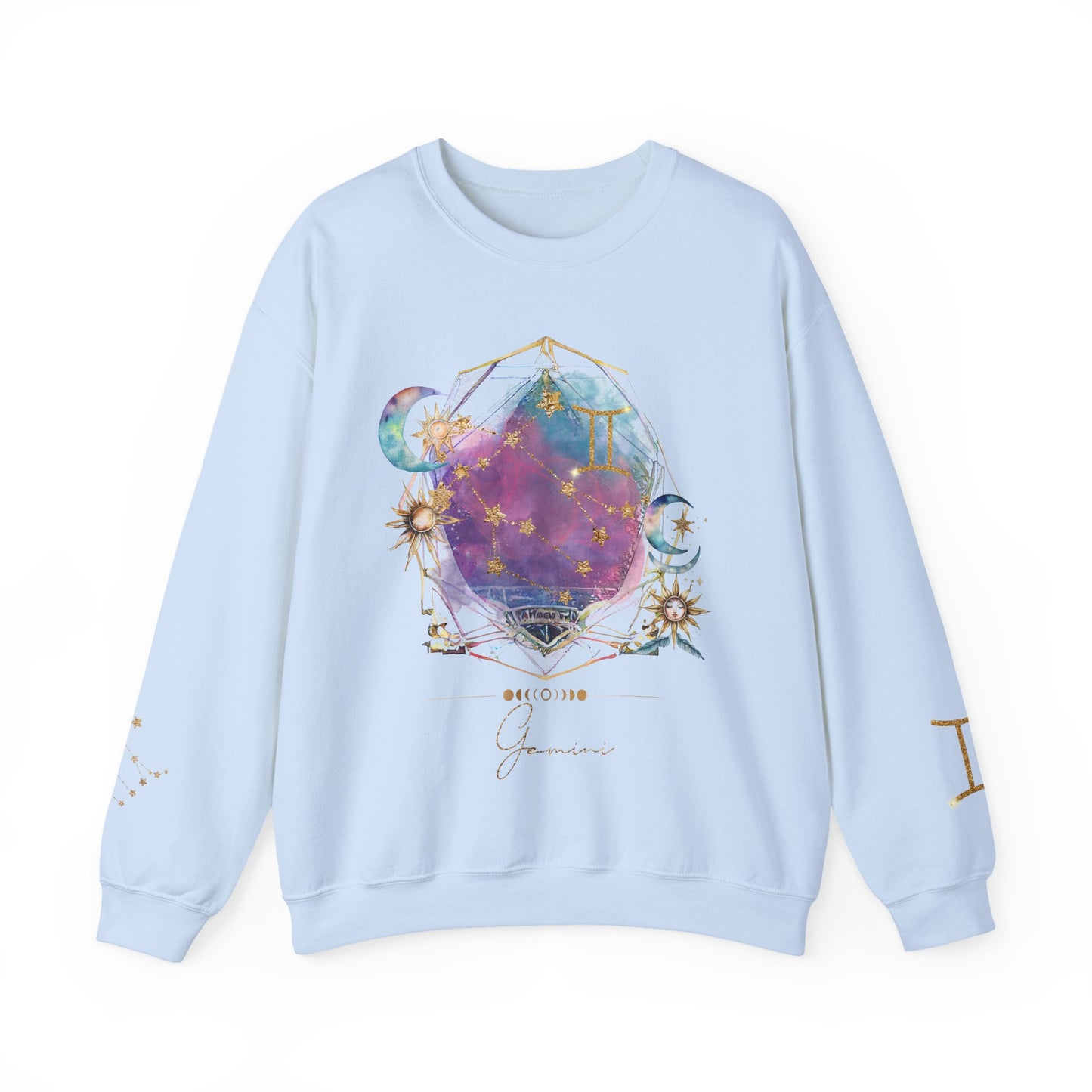 Gemini Sweatshirt Virgo Gift Unisex Astrology Sweatshirt Vintage Gemini Shirt Retro Boho Celestial Sweatshirt Gemini Birthday Zodiac Shirt