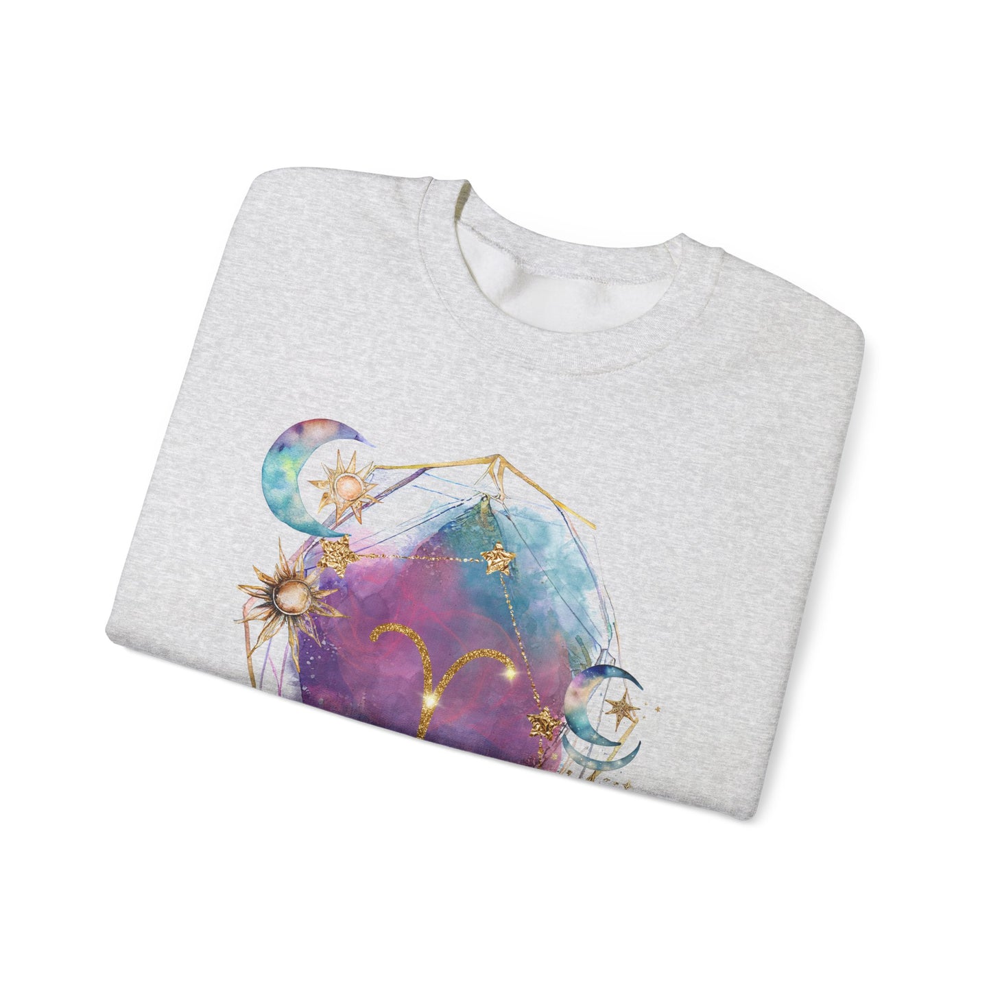 Aries Sweatshirt Aries Gift Astrology Sweatshirt Vintage Aries Zodiac Shirt Retro Boho Celestial Sweatshirt Aries Birthday Horoscope Gifts