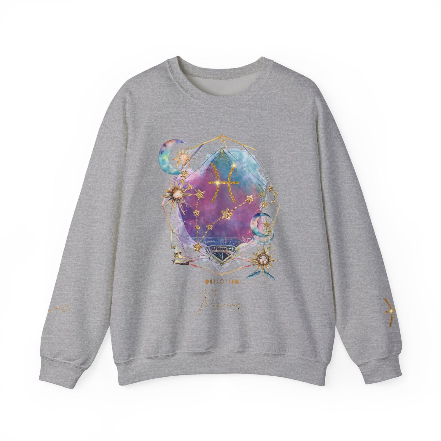Pisces Sweatshirt Pisces Gift Astrology Sweatshirt Vintage Pisces Zodiac Shirt Retro Boho Celestial Sweatshirt Pisces Birthday Horoscope