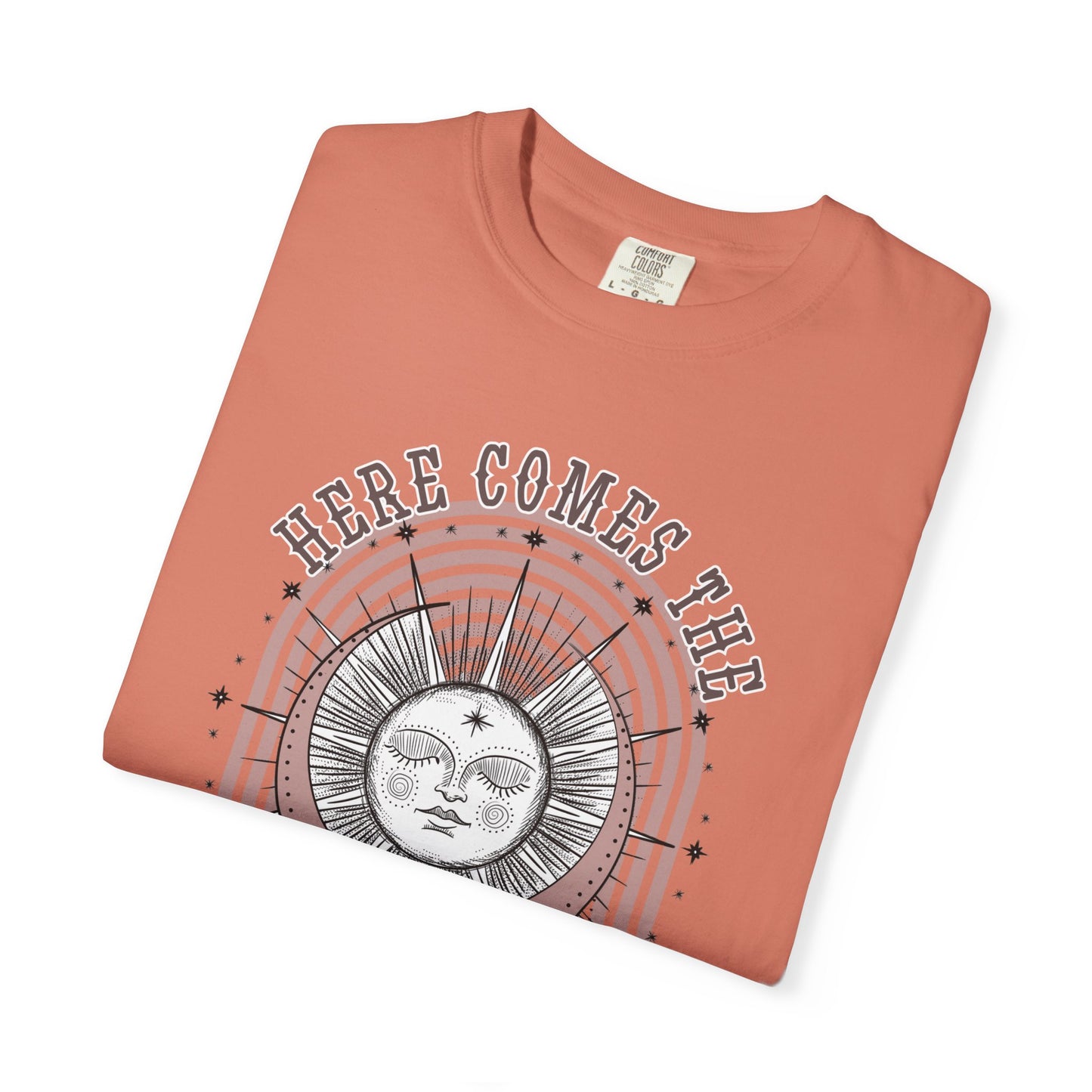 Here Comes The Sun T-Shirt Beach Tee Comfort Colors T-shirt Retro Shirt Boho Tee Hippie t-shirt