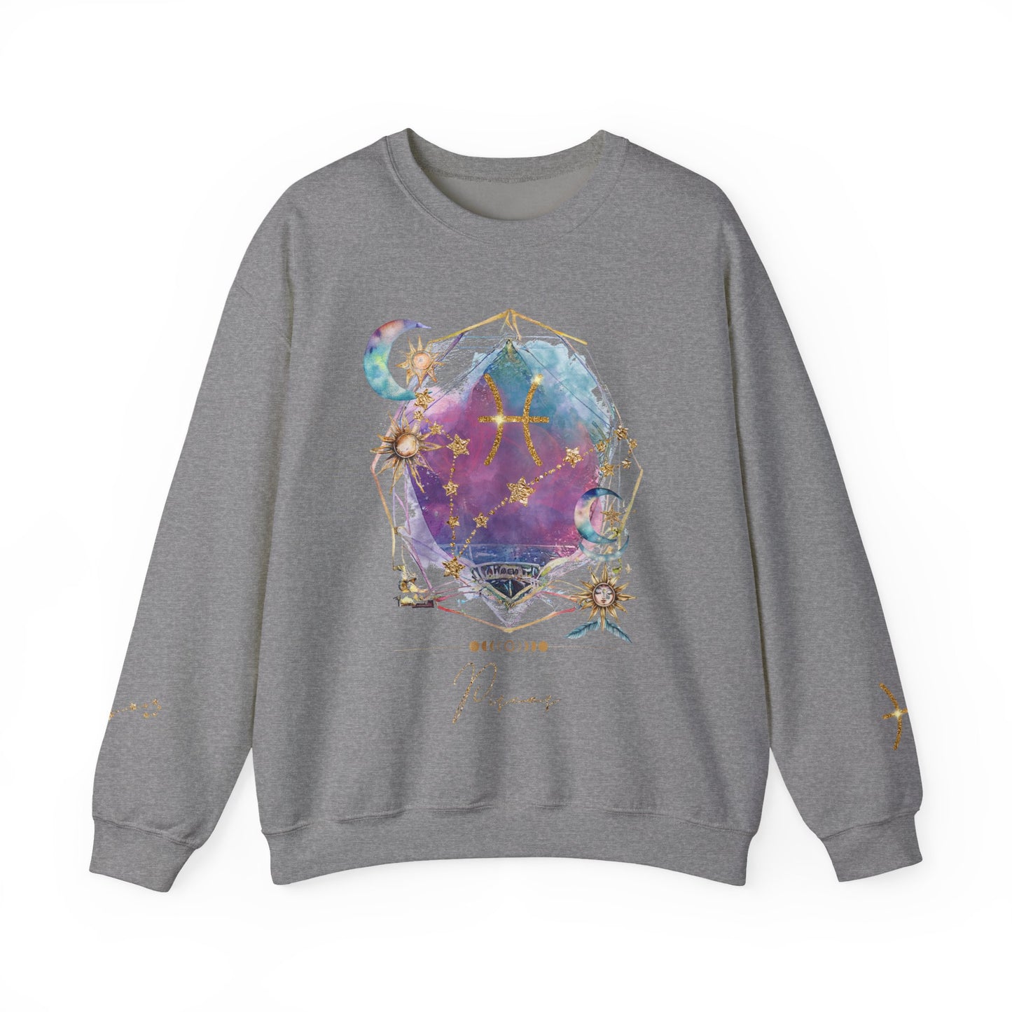 Pisces Sweatshirt Pisces Gift Astrology Sweatshirt Vintage Pisces Zodiac Shirt Retro Boho Celestial Sweatshirt Pisces Birthday Horoscope