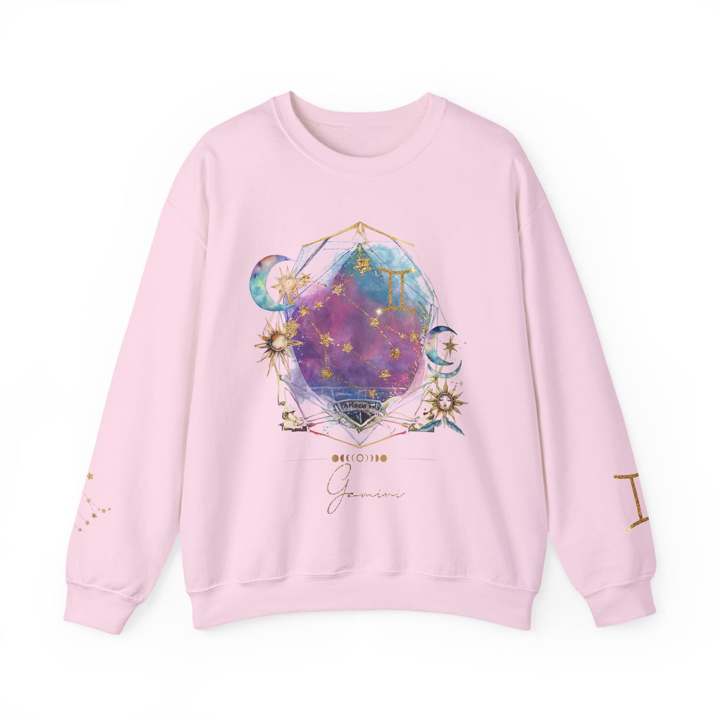 Gemini Sweatshirt Virgo Gift Unisex Astrology Sweatshirt Vintage Gemini Shirt Retro Boho Celestial Sweatshirt Gemini Birthday Zodiac Shirt