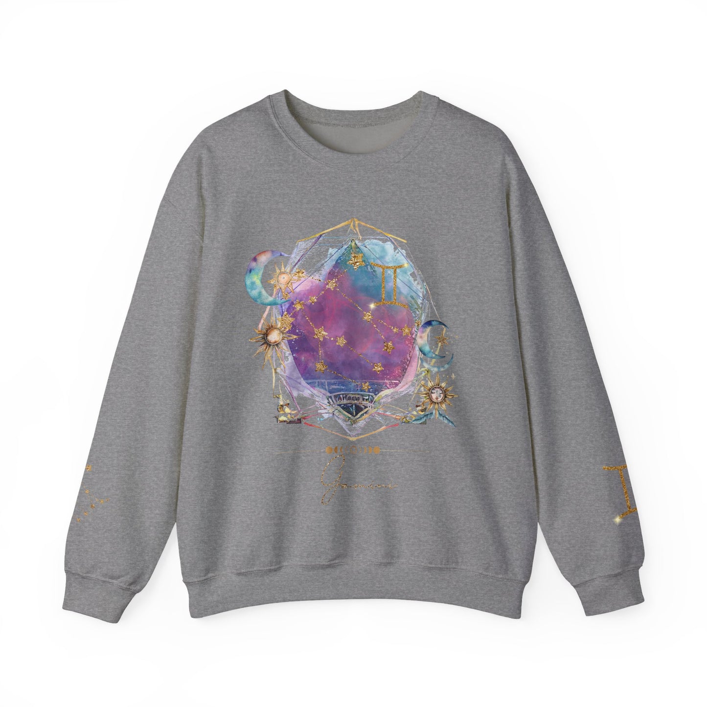 Gemini Sweatshirt Virgo Gift Unisex Astrology Sweatshirt Vintage Gemini Shirt Retro Boho Celestial Sweatshirt Gemini Birthday Zodiac Shirt