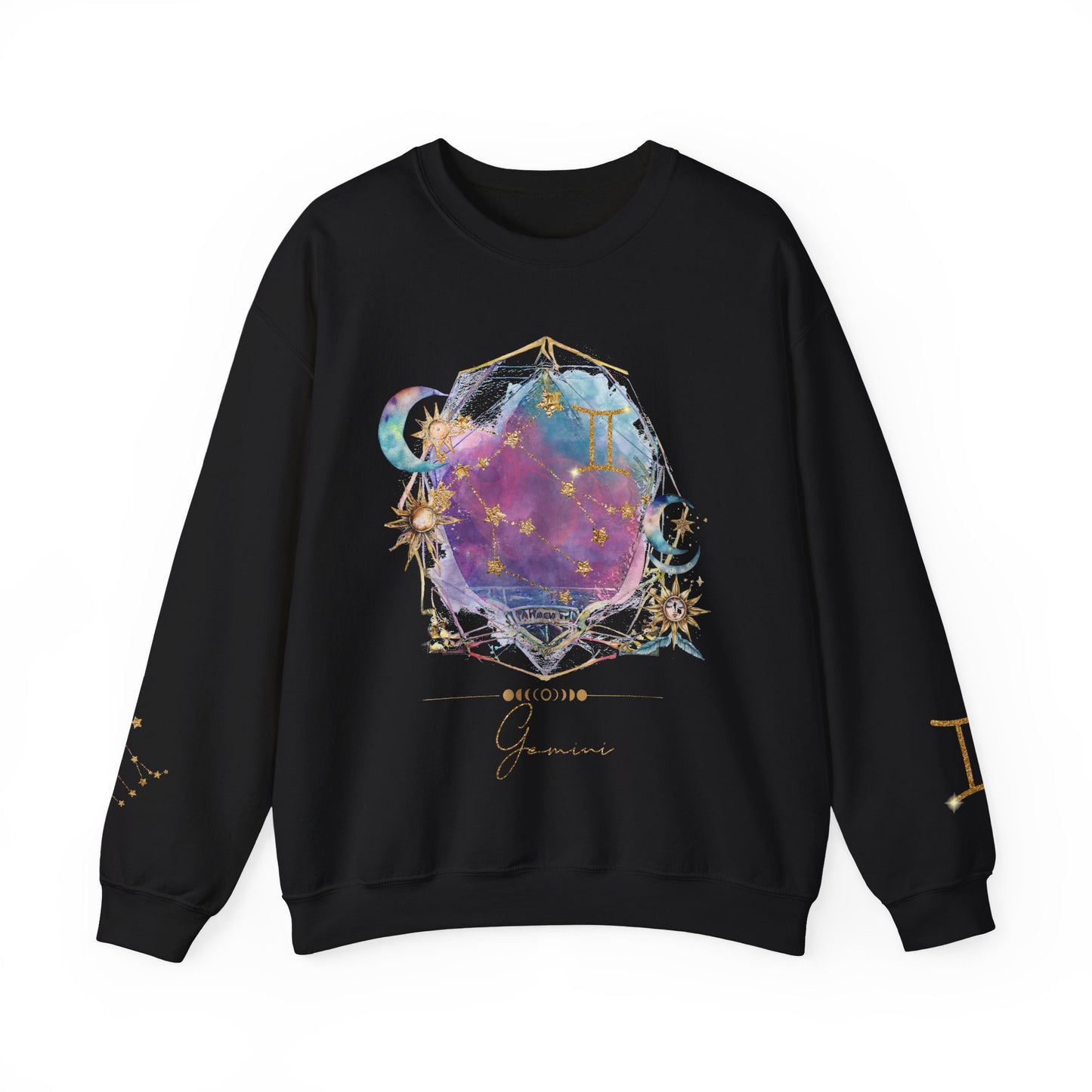 Gemini Sweatshirt Virgo Gift Unisex Astrology Sweatshirt Vintage Gemini Shirt Retro Boho Celestial Sweatshirt Gemini Birthday Zodiac Shirt
