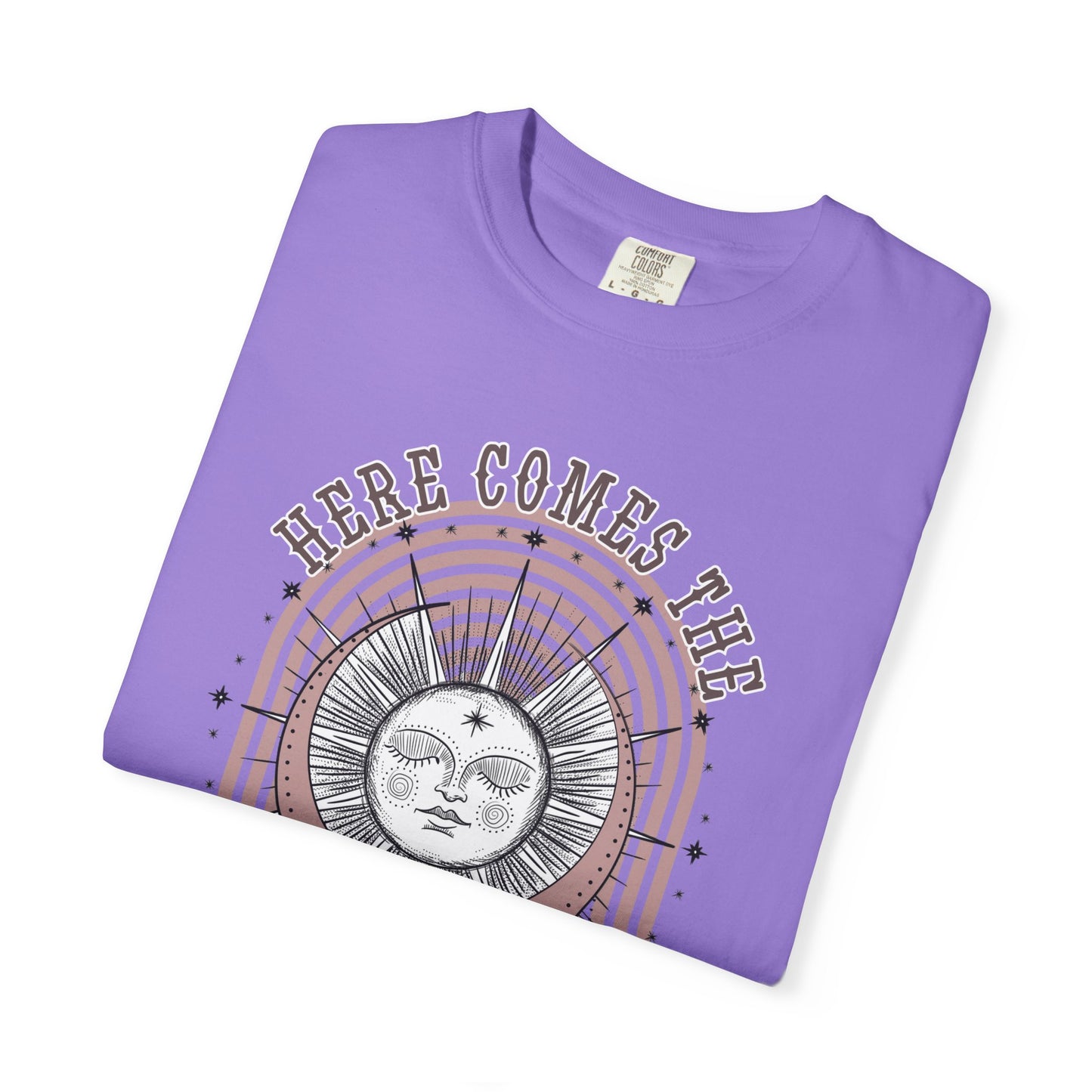 Here Comes The Sun T-Shirt Beach Tee Comfort Colors T-shirt Retro Shirt Boho Tee Hippie t-shirt