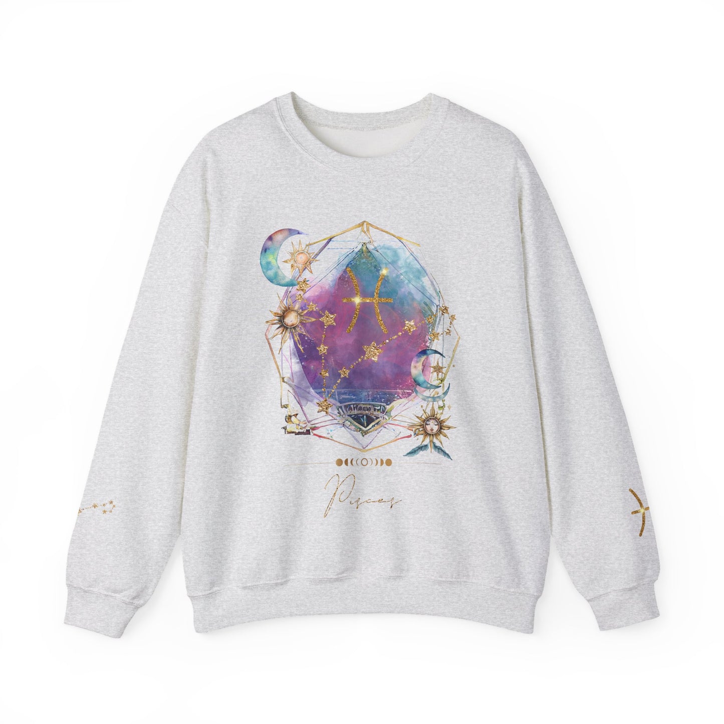 Pisces Sweatshirt Pisces Gift Astrology Sweatshirt Vintage Pisces Zodiac Shirt Retro Boho Celestial Sweatshirt Pisces Birthday Horoscope