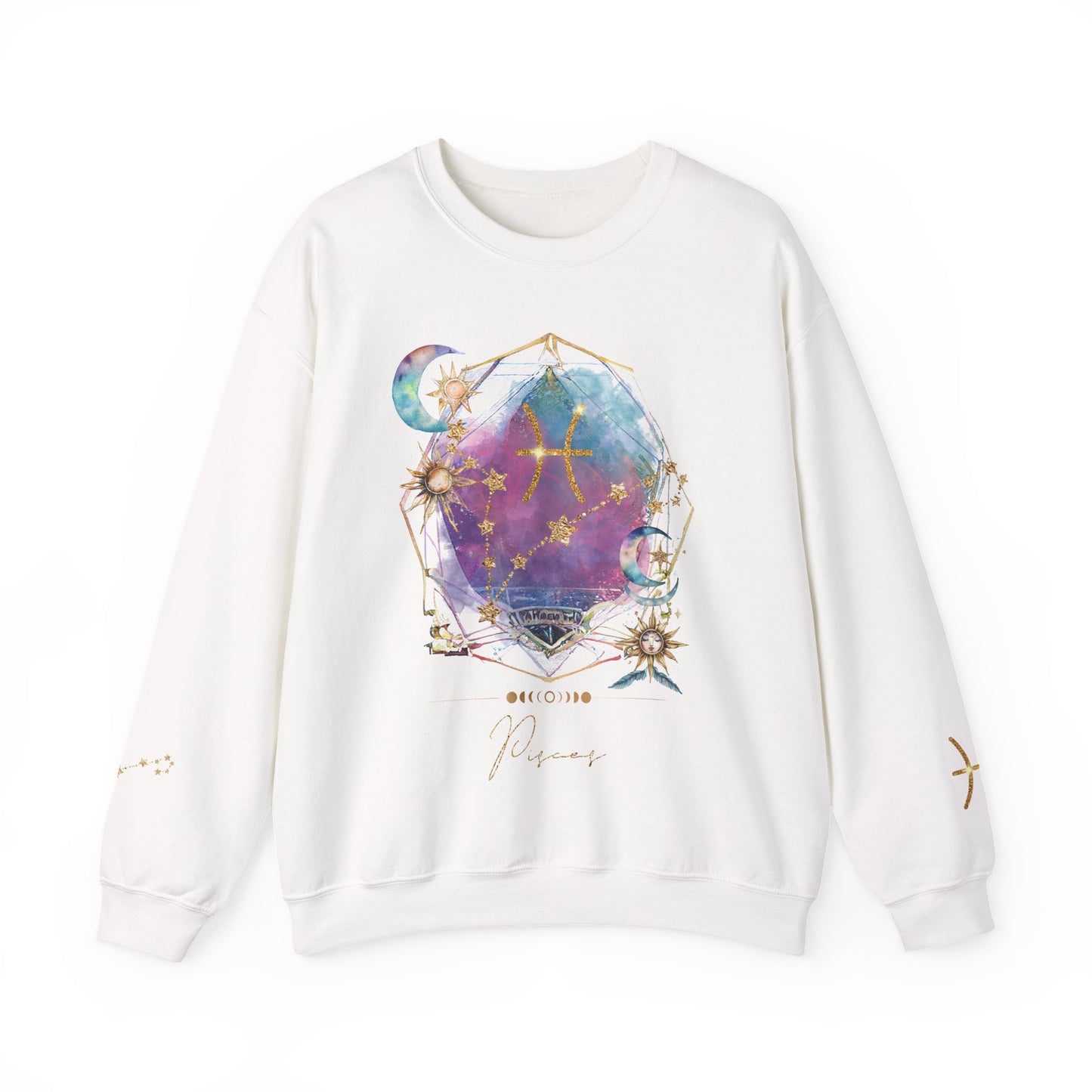 Pisces Sweatshirt Pisces Gift Astrology Sweatshirt Vintage Pisces Zodiac Shirt Retro Boho Celestial Sweatshirt Pisces Birthday Horoscope