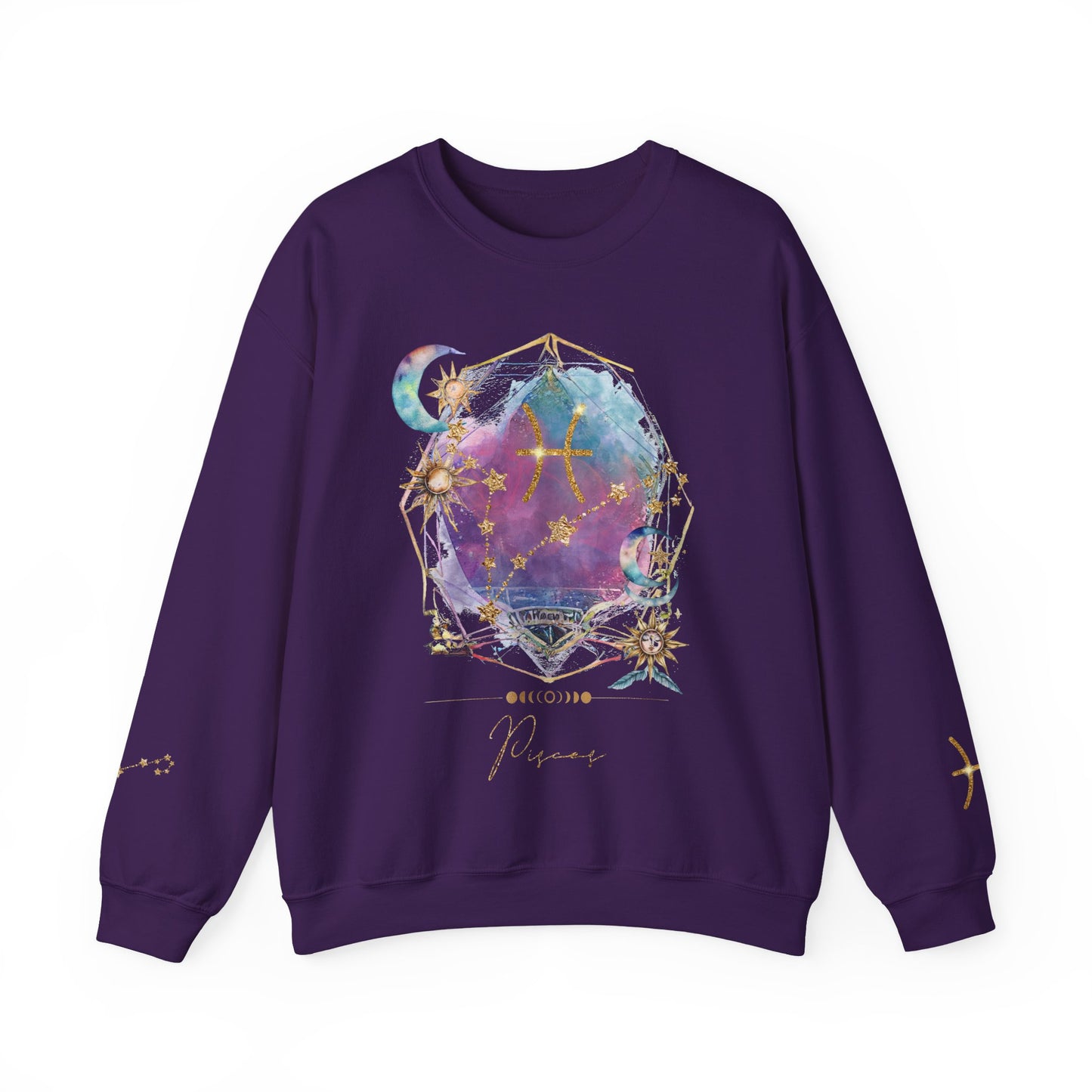Pisces Sweatshirt Pisces Gift Astrology Sweatshirt Vintage Pisces Zodiac Shirt Retro Boho Celestial Sweatshirt Pisces Birthday Horoscope