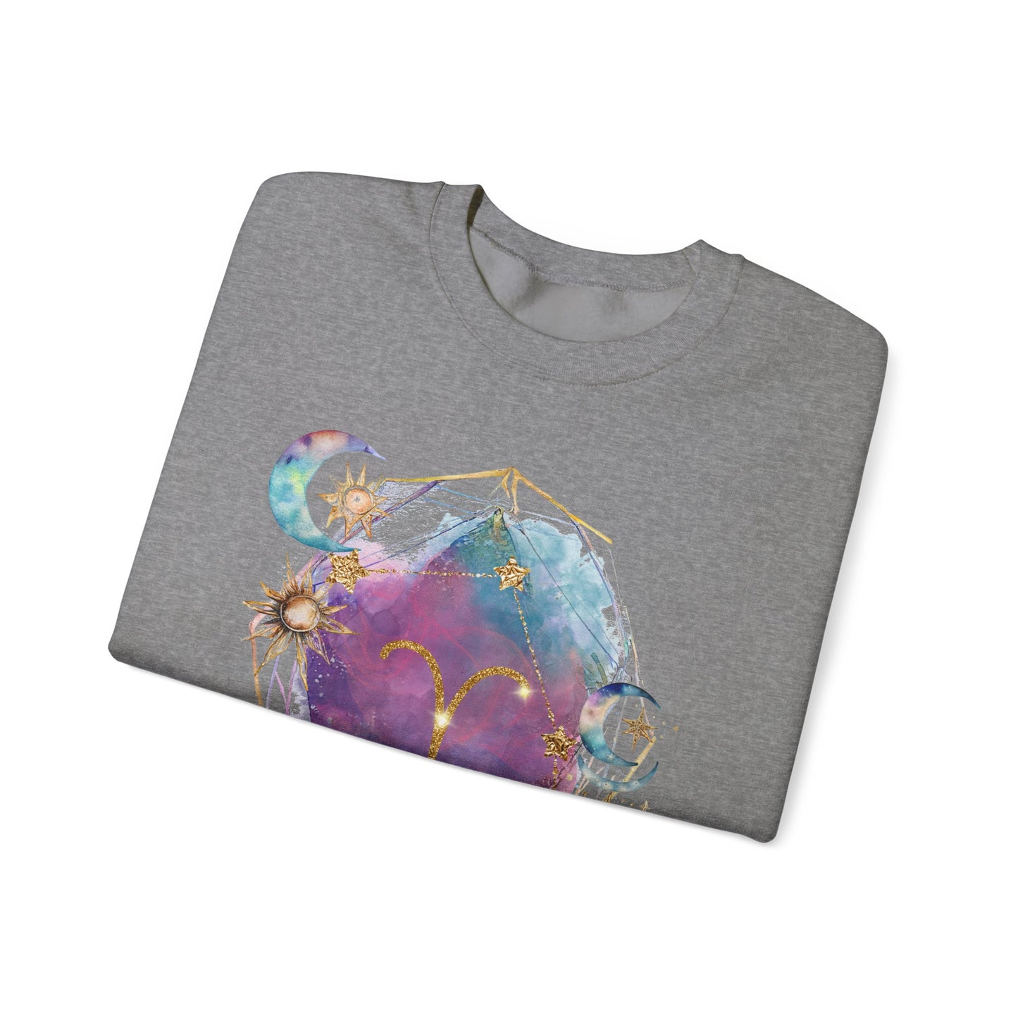 Aries Sweatshirt Aries Gift Astrology Sweatshirt Vintage Aries Zodiac Shirt Retro Boho Celestial Sweatshirt Aries Birthday Horoscope Gifts