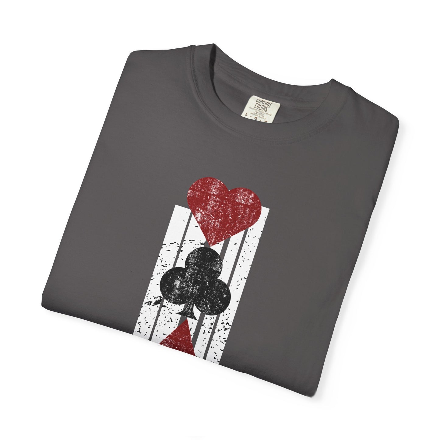 Queen Of Hearts Retro Shirt Vegas Gambling 80's Shirt Vacation Tee Unisex Garment-Dyed T-shirt Comfort Colors Shirt For Vegas Trip