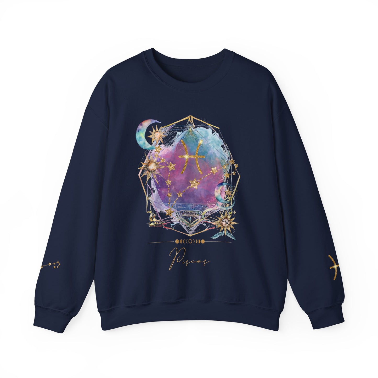 Pisces Sweatshirt Pisces Gift Astrology Sweatshirt Vintage Pisces Zodiac Shirt Retro Boho Celestial Sweatshirt Pisces Birthday Horoscope
