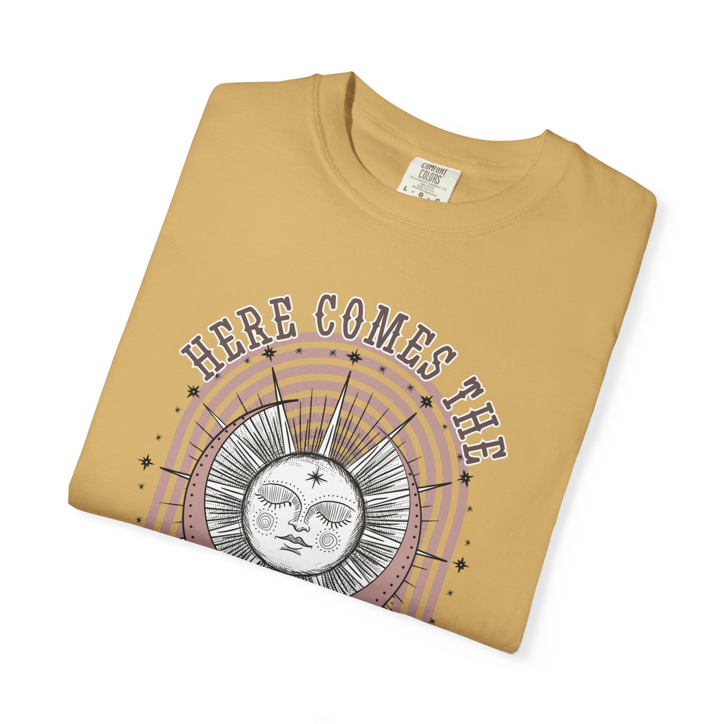Here Comes The Sun T-Shirt Beach Tee Comfort Colors T-shirt Retro Shirt Boho Tee Hippie t-shirt