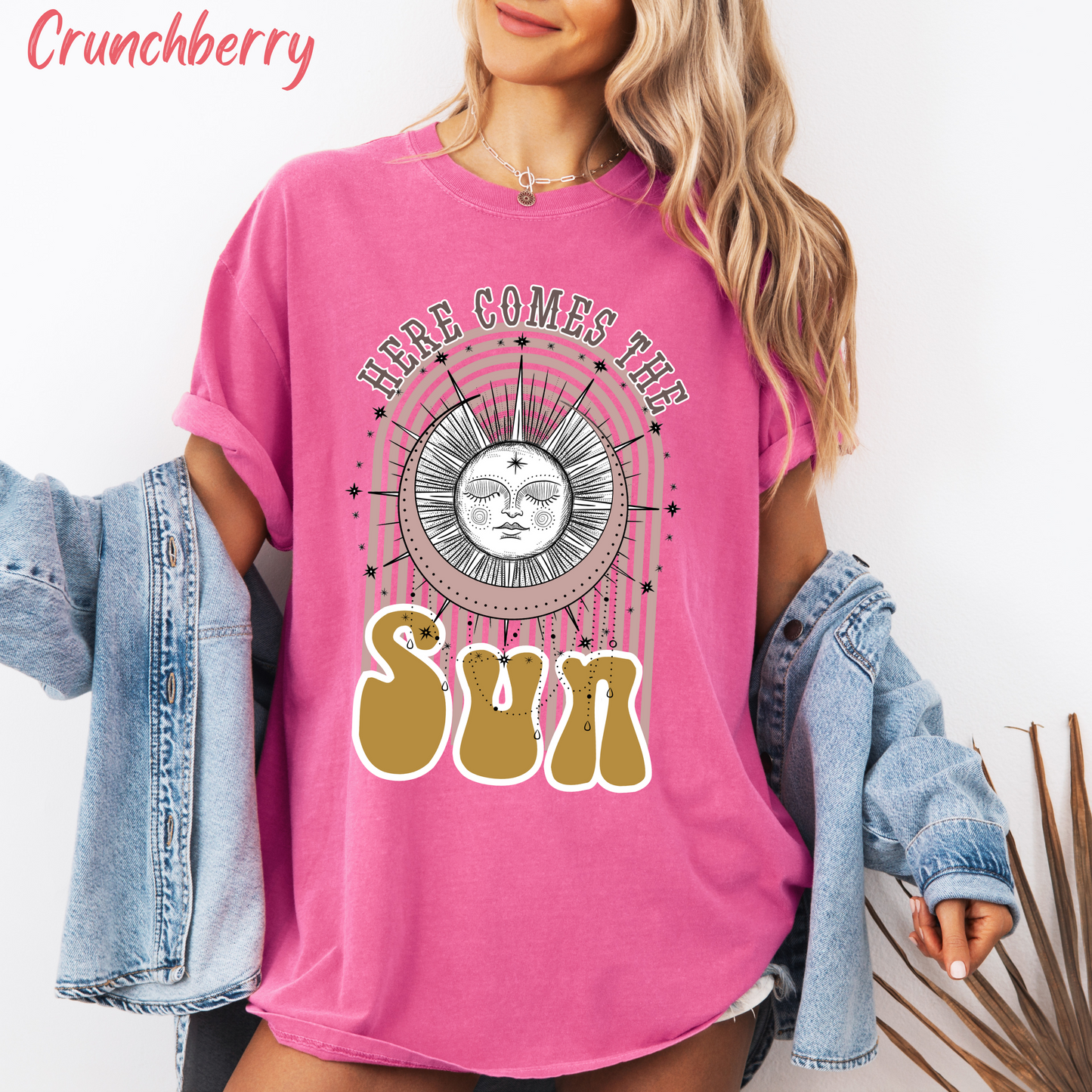 Here Comes The Sun T-Shirt Beach Tee Comfort Colors T-shirt Retro Shirt Boho Tee Hippie t-shirt