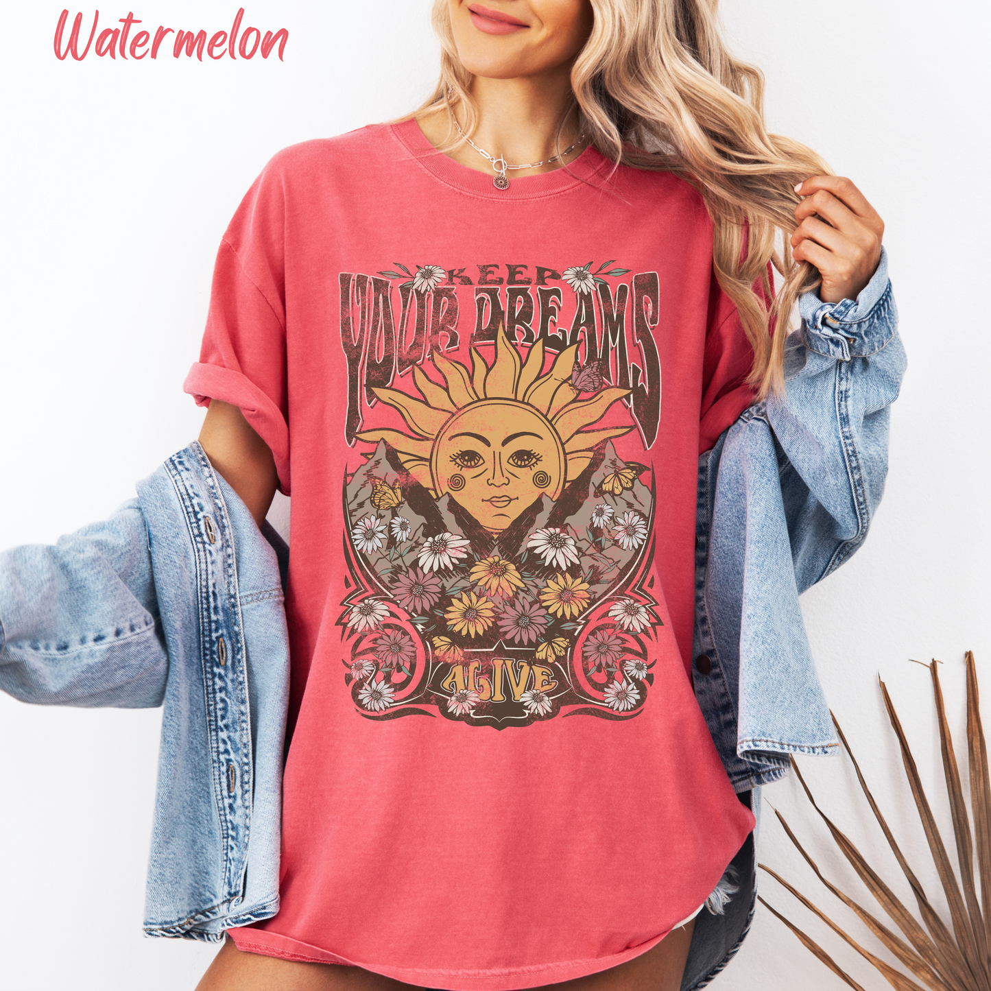 Keep Your Dreams Alive Beach Tee Comfort Color T-shirt Retro Shirt Boho Tee Hippie t-shirt