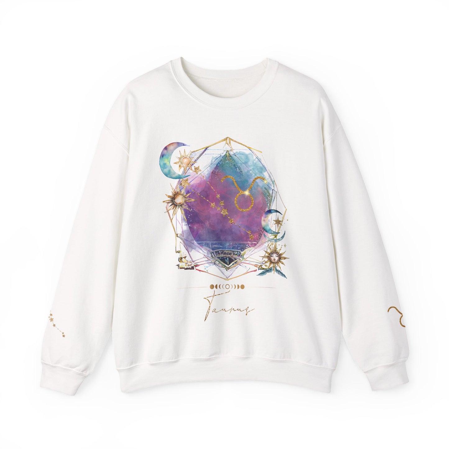 Taurus Sweatshirt Taurus Gift Astrology Sweatshirt Vintage Taurus Zodiac Shirt Retro Boho Celestial Sweatshirt Taurus Birthday Horoscope