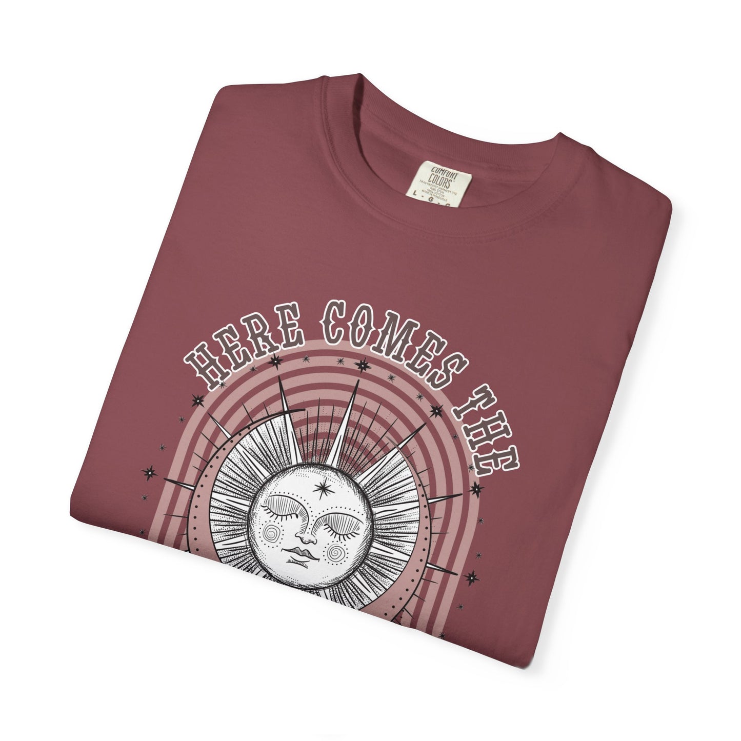 Here Comes The Sun T-Shirt Beach Tee Comfort Colors T-shirt Retro Shirt Boho Tee Hippie t-shirt