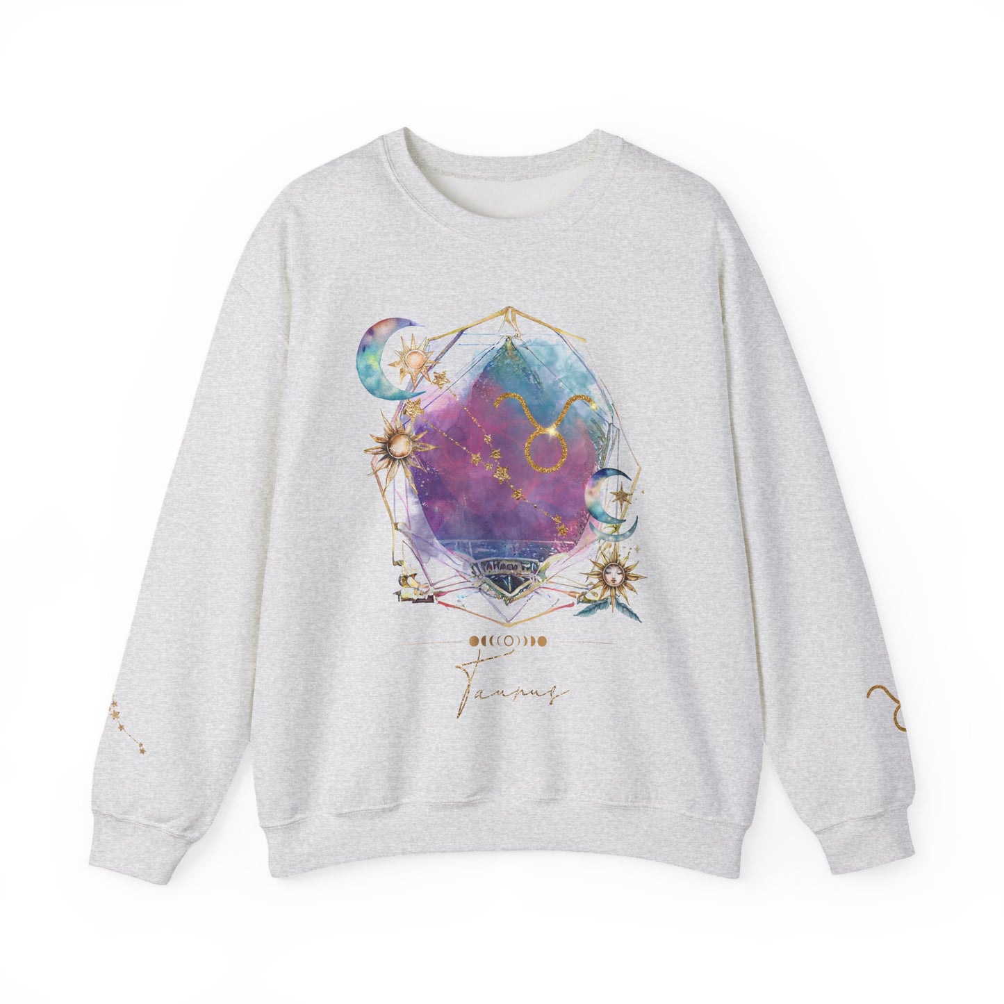Taurus Sweatshirt Taurus Gift Astrology Sweatshirt Vintage Taurus Zodiac Shirt Retro Boho Celestial Sweatshirt Taurus Birthday Horoscope