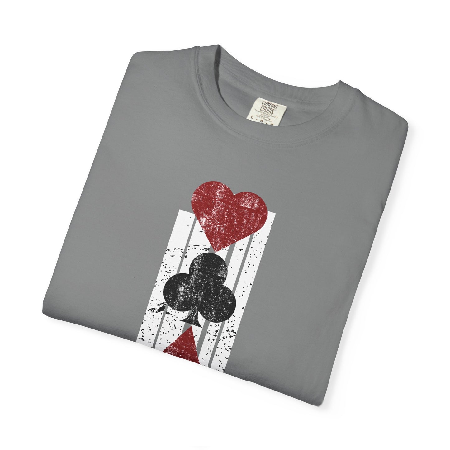 Queen Of Hearts Retro Shirt Vegas Gambling 80's Shirt Vacation Tee Unisex Garment-Dyed T-shirt Comfort Colors Shirt For Vegas Trip
