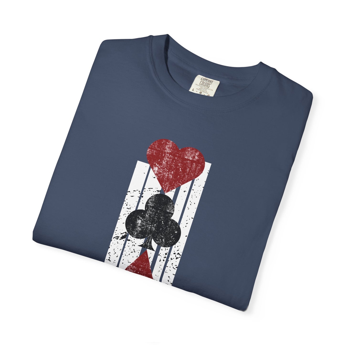 Queen Of Hearts Retro Shirt Vegas Gambling 80's Shirt Vacation Tee Unisex Garment-Dyed T-shirt Comfort Colors Shirt For Vegas Trip