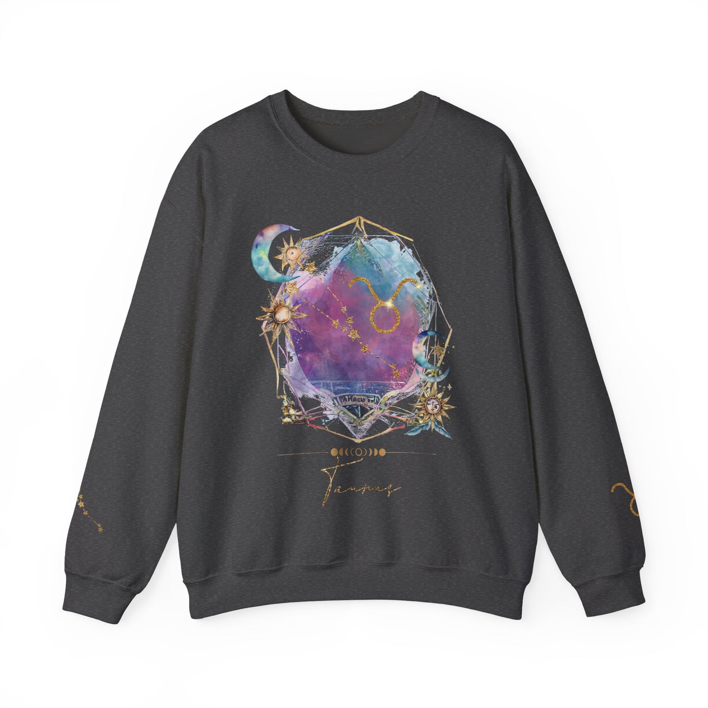 Taurus Sweatshirt Taurus Gift Astrology Sweatshirt Vintage Taurus Zodiac Shirt Retro Boho Celestial Sweatshirt Taurus Birthday Horoscope
