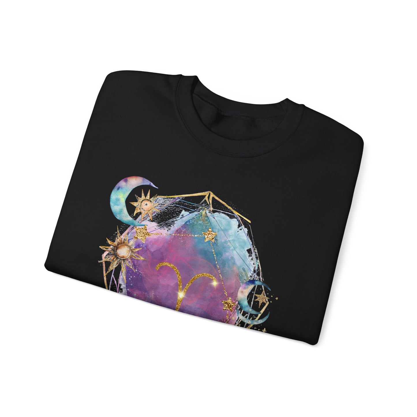 Aries Sweatshirt Aries Gift Astrology Sweatshirt Vintage Aries Zodiac Shirt Retro Boho Celestial Sweatshirt Aries Birthday Horoscope Gifts