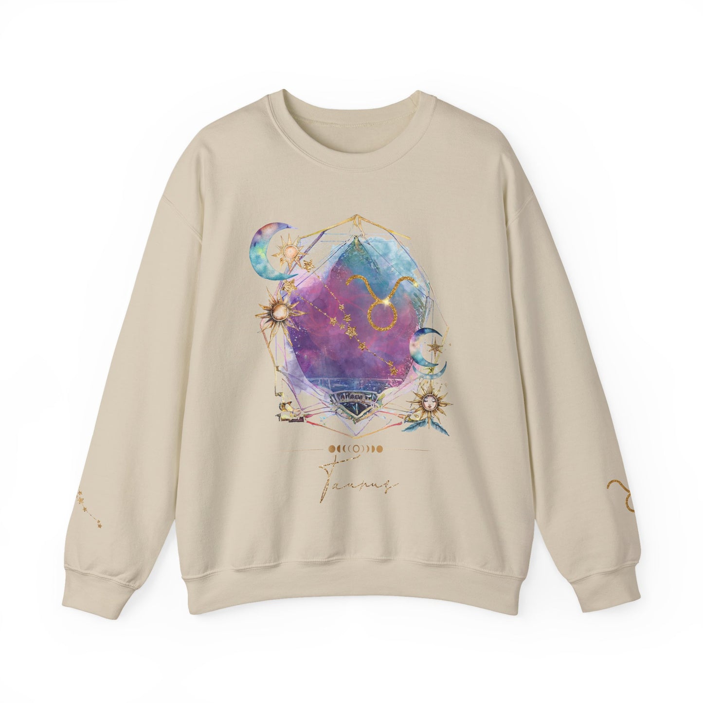 Taurus Sweatshirt Taurus Gift Astrology Sweatshirt Vintage Taurus Zodiac Shirt Retro Boho Celestial Sweatshirt Taurus Birthday Horoscope