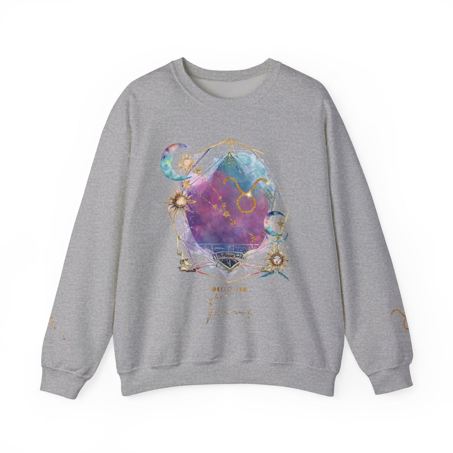 Taurus Sweatshirt Taurus Gift Astrology Sweatshirt Vintage Taurus Zodiac Shirt Retro Boho Celestial Sweatshirt Taurus Birthday Horoscope