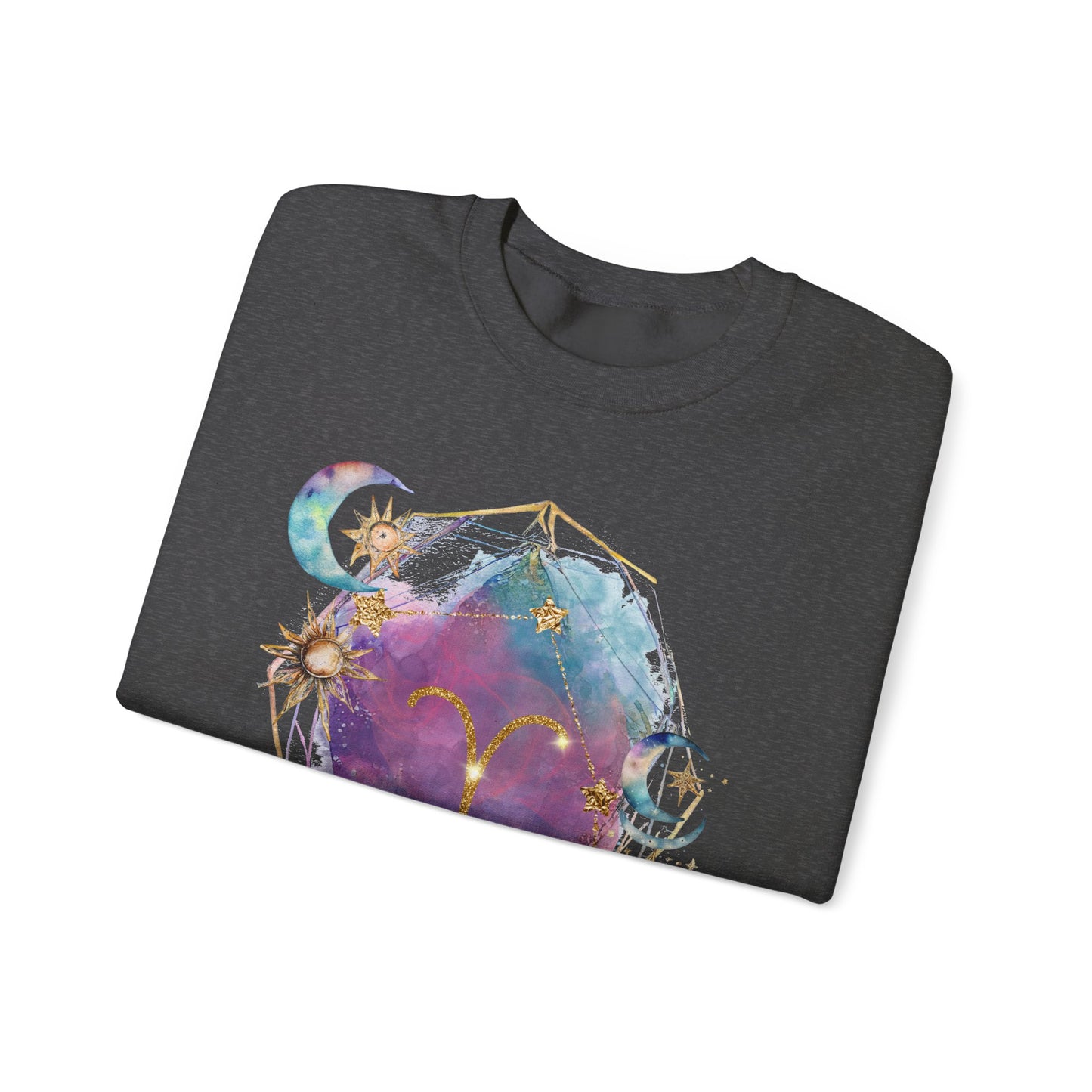 Aries Sweatshirt Aries Gift Astrology Sweatshirt Vintage Aries Zodiac Shirt Retro Boho Celestial Sweatshirt Aries Birthday Horoscope Gifts