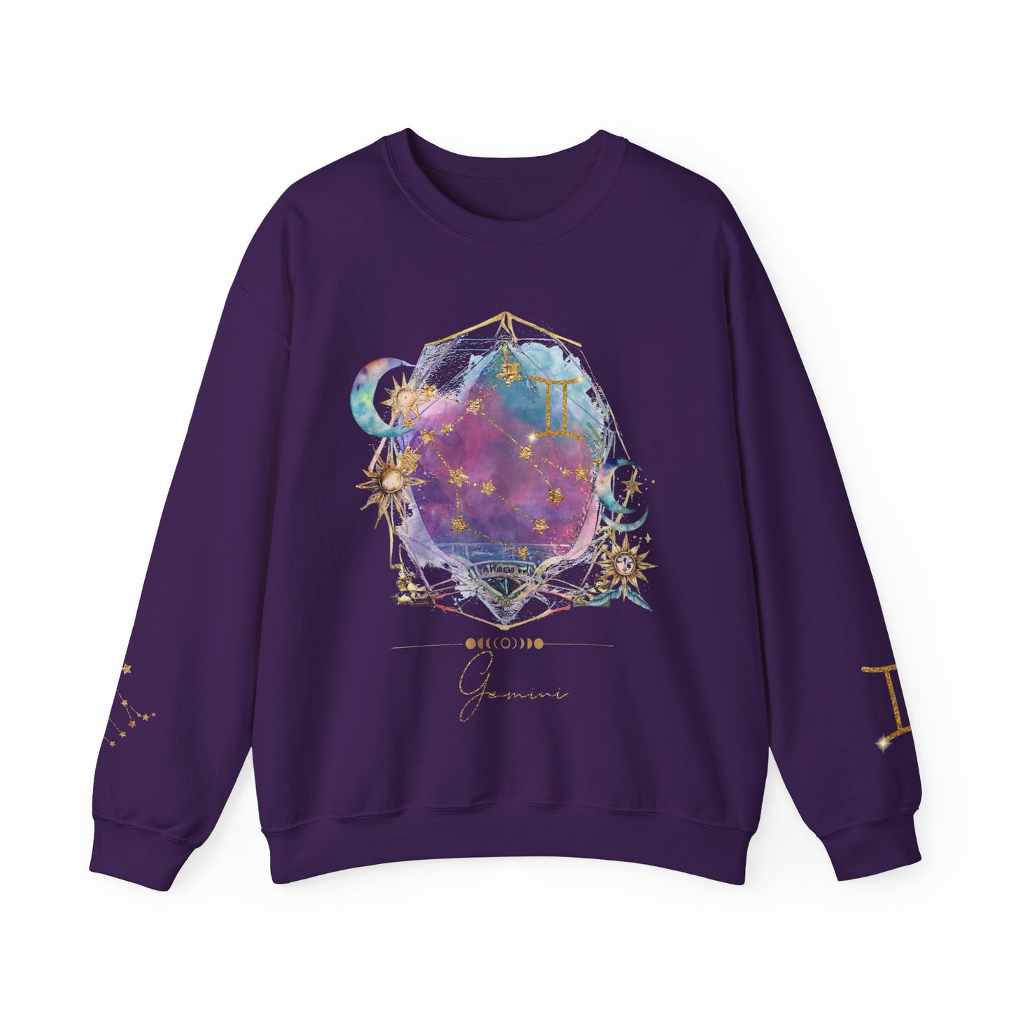 Gemini Sweatshirt Virgo Gift Unisex Astrology Sweatshirt Vintage Gemini Shirt Retro Boho Celestial Sweatshirt Gemini Birthday Zodiac Shirt