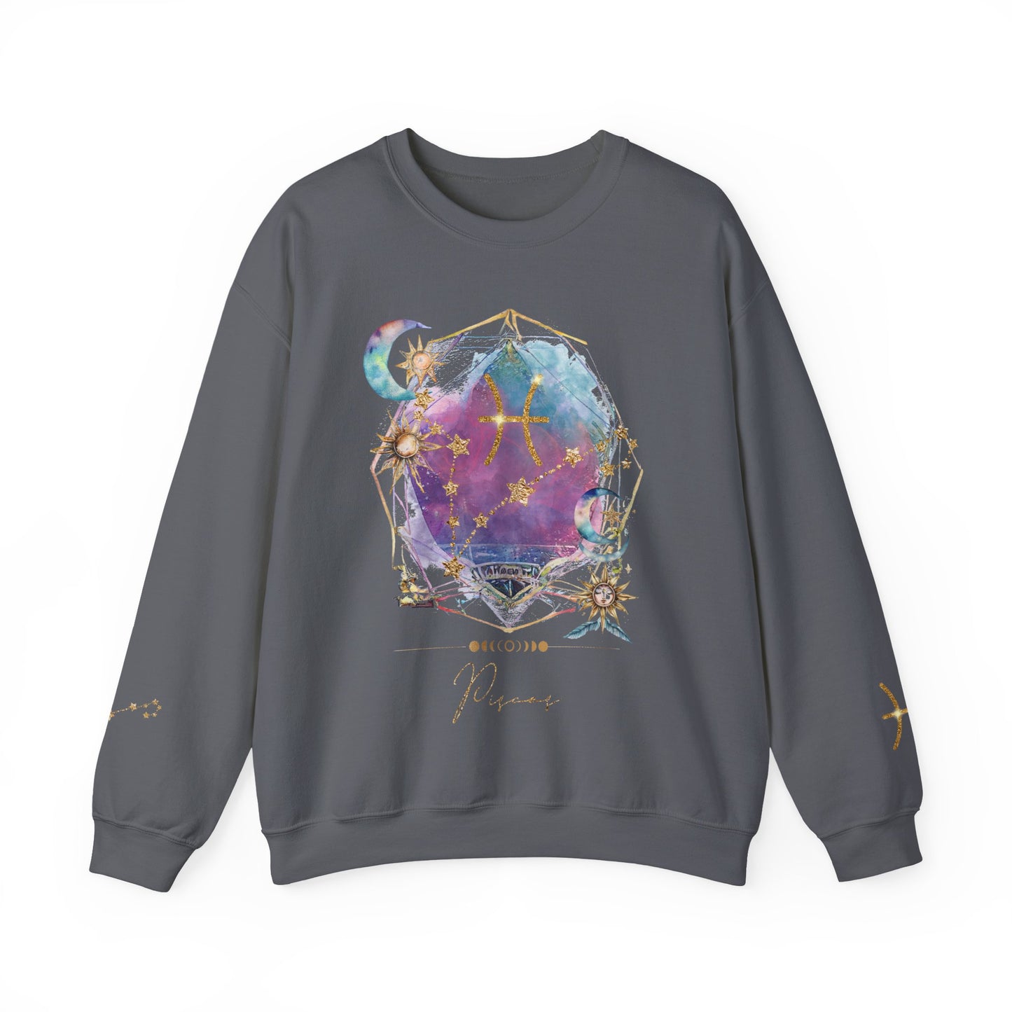 Pisces Sweatshirt Pisces Gift Astrology Sweatshirt Vintage Pisces Zodiac Shirt Retro Boho Celestial Sweatshirt Pisces Birthday Horoscope