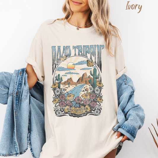 Road Trippin Desert Dreamer Comfort Colors Tee  Hippie Vintage T shirt