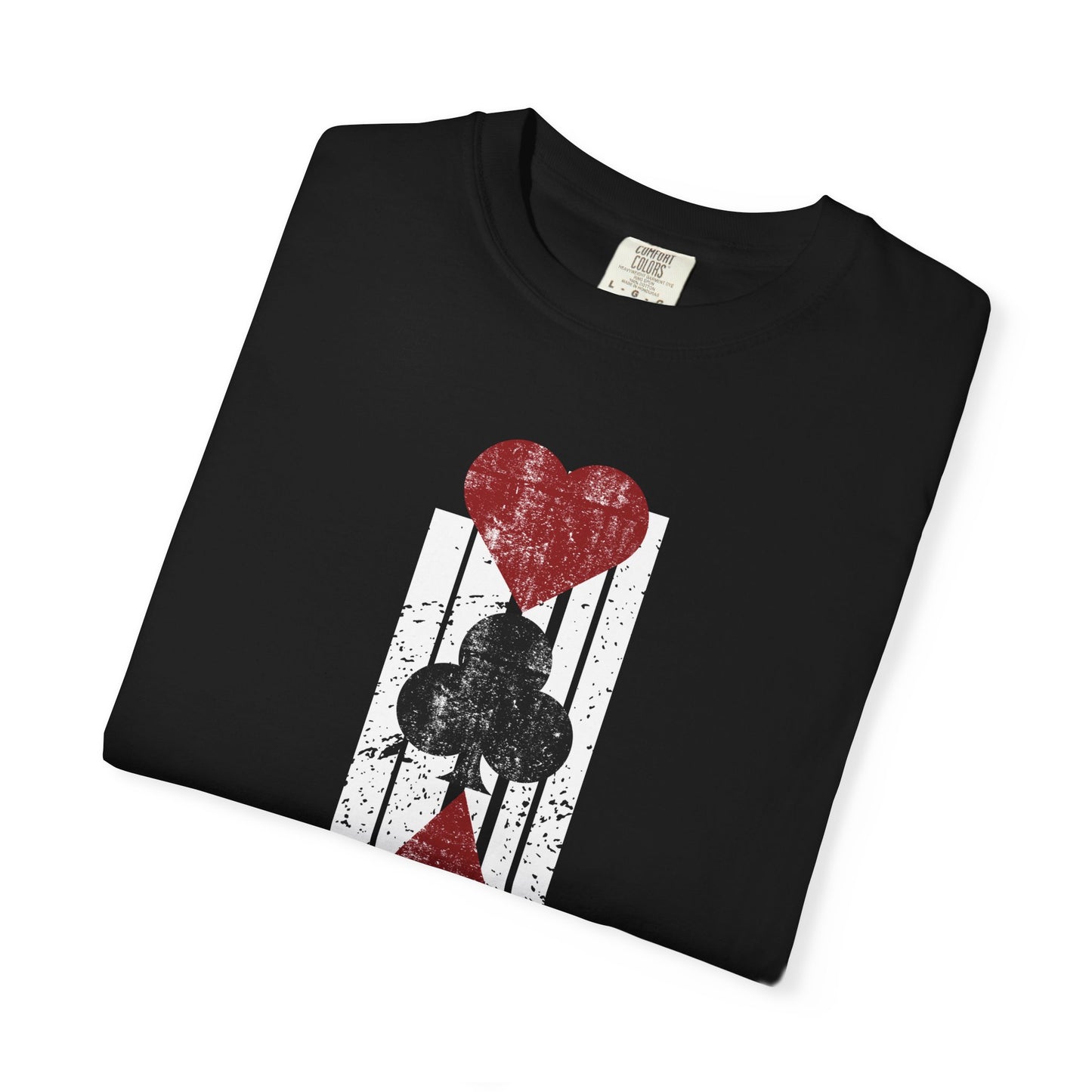 Queen Of Hearts Retro Shirt Vegas Gambling 80's Shirt Vacation Tee Unisex Garment-Dyed T-shirt Comfort Colors Shirt For Vegas Trip