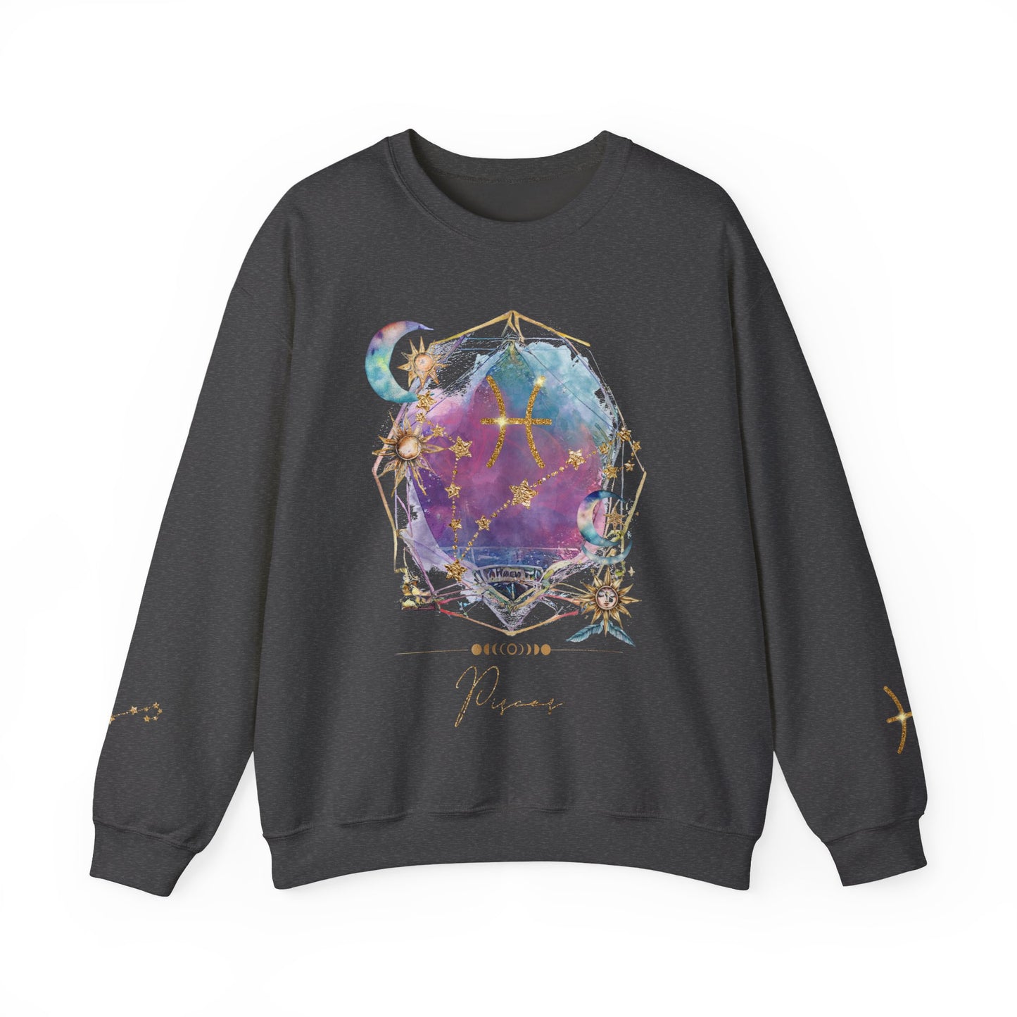Pisces Sweatshirt Pisces Gift Astrology Sweatshirt Vintage Pisces Zodiac Shirt Retro Boho Celestial Sweatshirt Pisces Birthday Horoscope