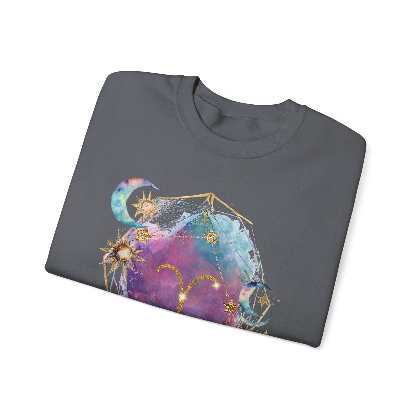 Aries Sweatshirt Aries Gift Astrology Sweatshirt Vintage Aries Zodiac Shirt Retro Boho Celestial Sweatshirt Aries Birthday Horoscope Gifts
