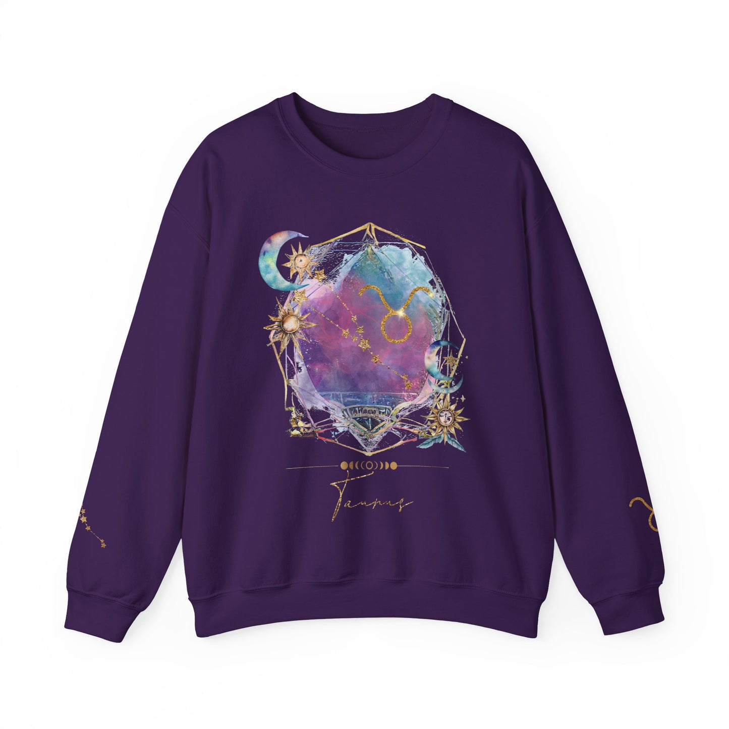 Taurus Sweatshirt Taurus Gift Astrology Sweatshirt Vintage Taurus Zodiac Shirt Retro Boho Celestial Sweatshirt Taurus Birthday Horoscope