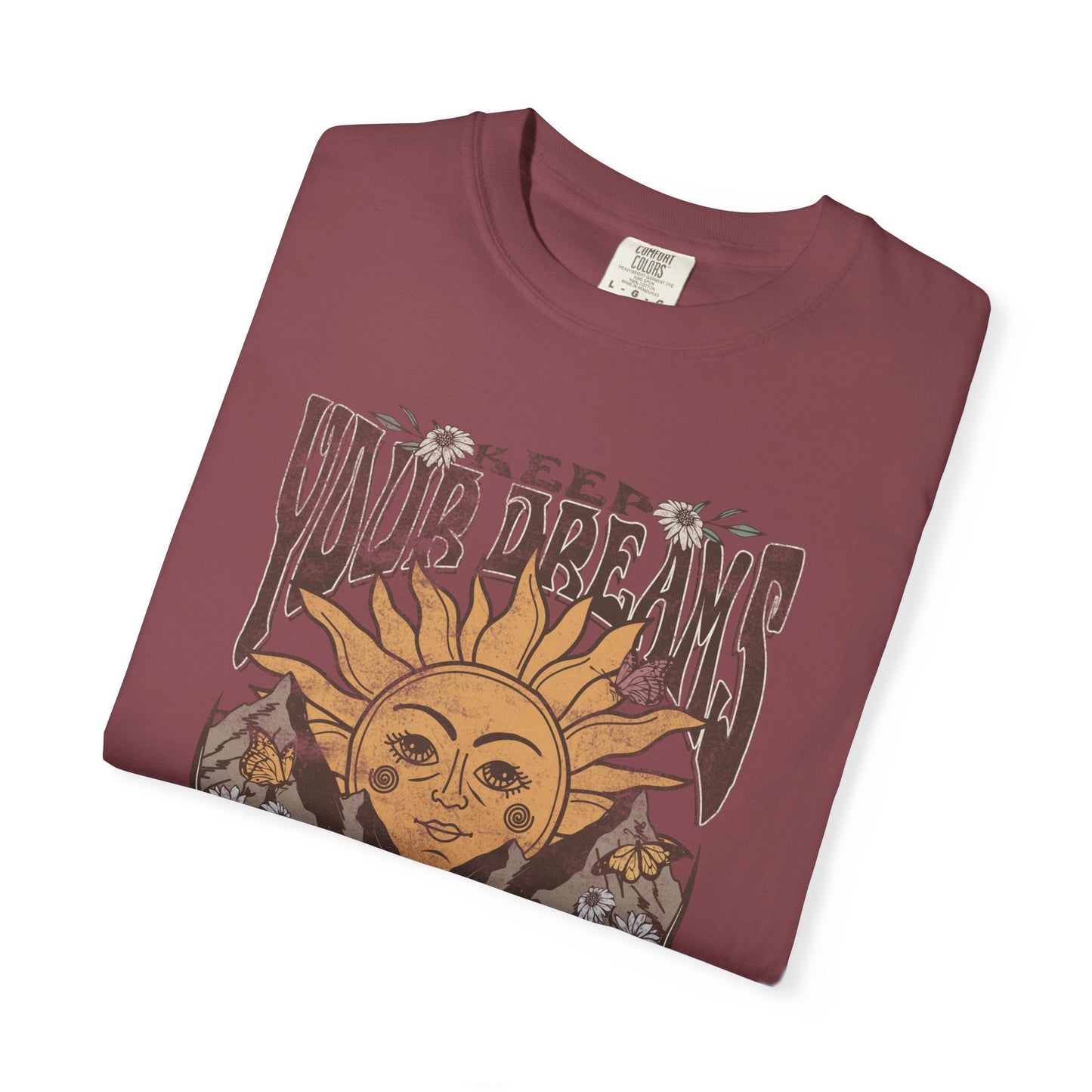 Keep Your Dreams Alive Beach Tee Comfort Color T-shirt Retro Shirt Boho Tee Hippie t-shirt