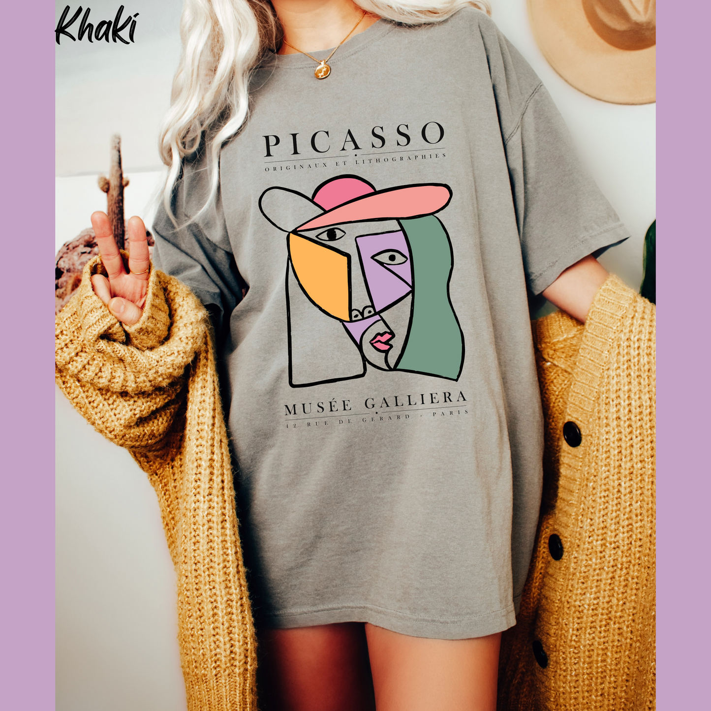 Picasso Shirt  For Women Trendy Vintage Tee Modern Art Graphic t shirt Picasso Art Print Tee Urban Boho Glamour Artsy T-shirt
