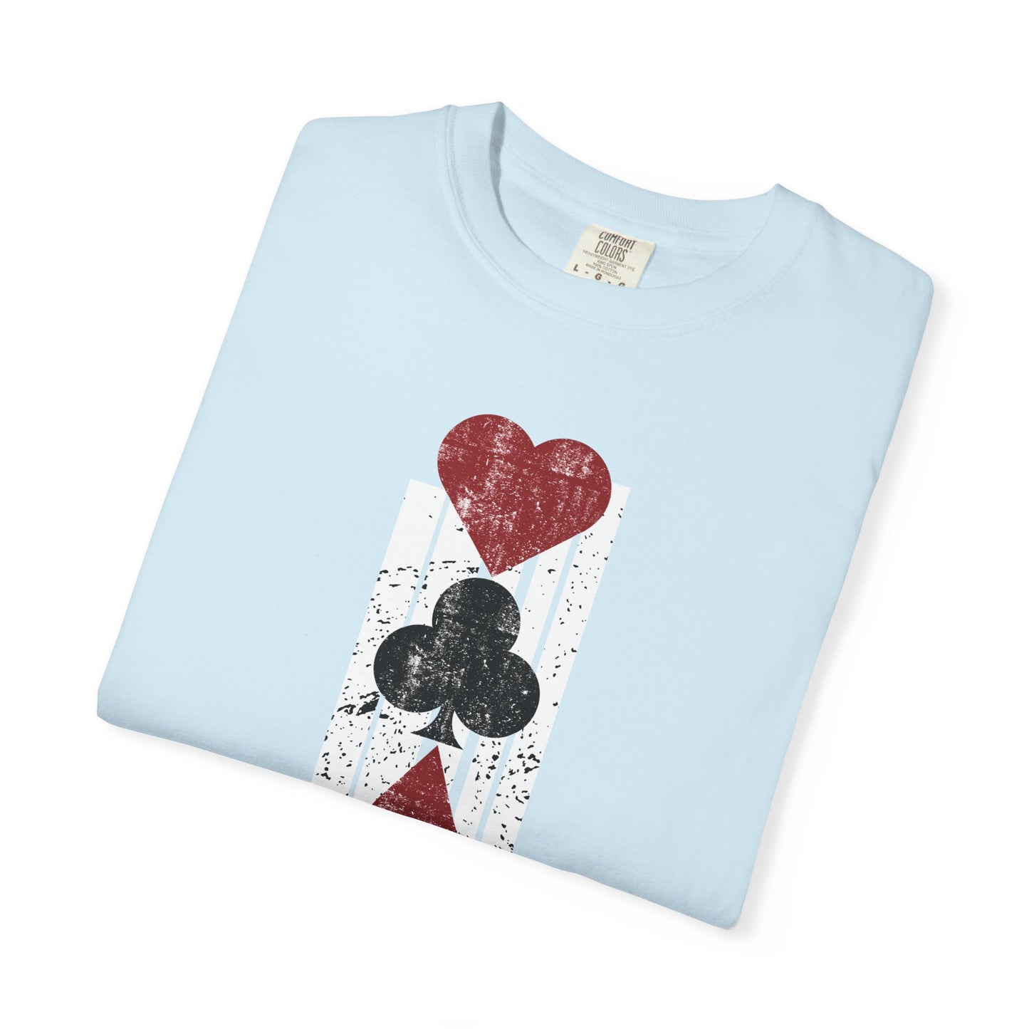 Queen Of Hearts Retro Shirt Vegas Gambling 80's Shirt Vacation Tee Unisex Garment-Dyed T-shirt Comfort Colors Shirt For Vegas Trip