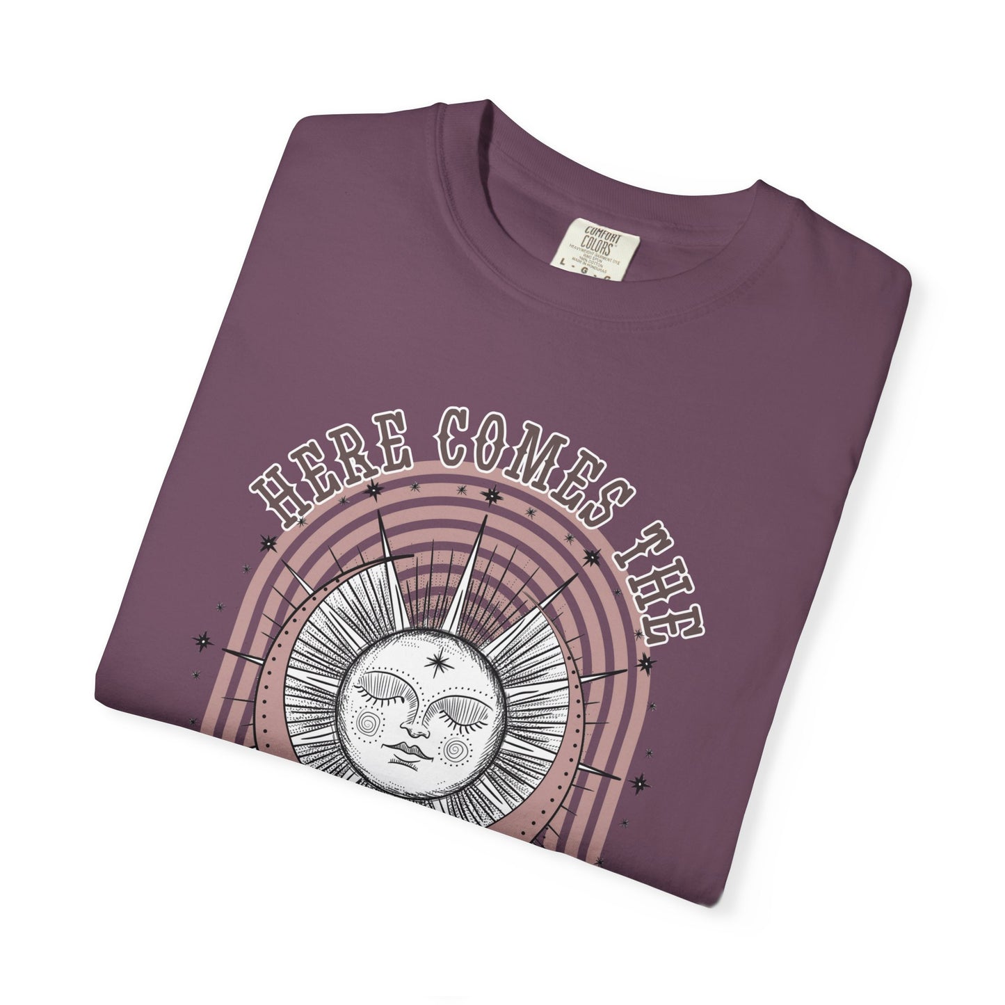 Here Comes The Sun T-Shirt Beach Tee Comfort Colors T-shirt Retro Shirt Boho Tee Hippie t-shirt