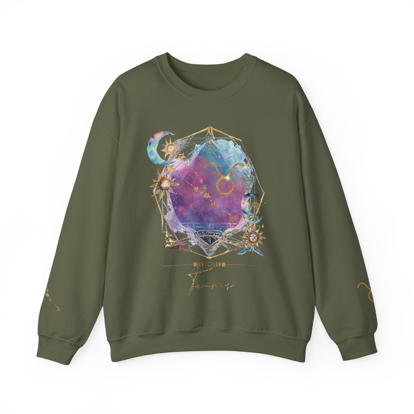 Taurus Sweatshirt Taurus Gift Astrology Sweatshirt Vintage Taurus Zodiac Shirt Retro Boho Celestial Sweatshirt Taurus Birthday Horoscope