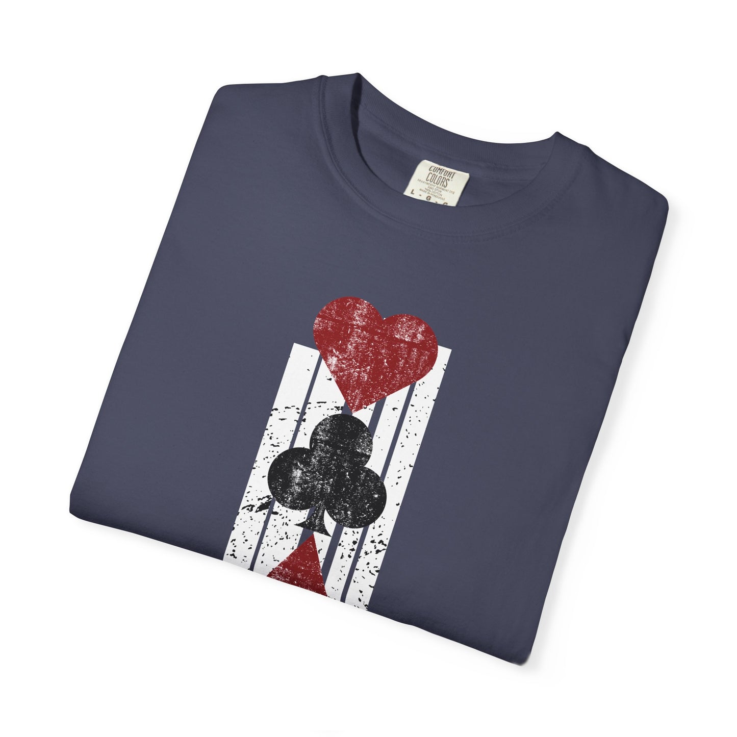 Queen Of Hearts Retro Shirt Vegas Gambling 80's Shirt Vacation Tee Unisex Garment-Dyed T-shirt Comfort Colors Shirt For Vegas Trip