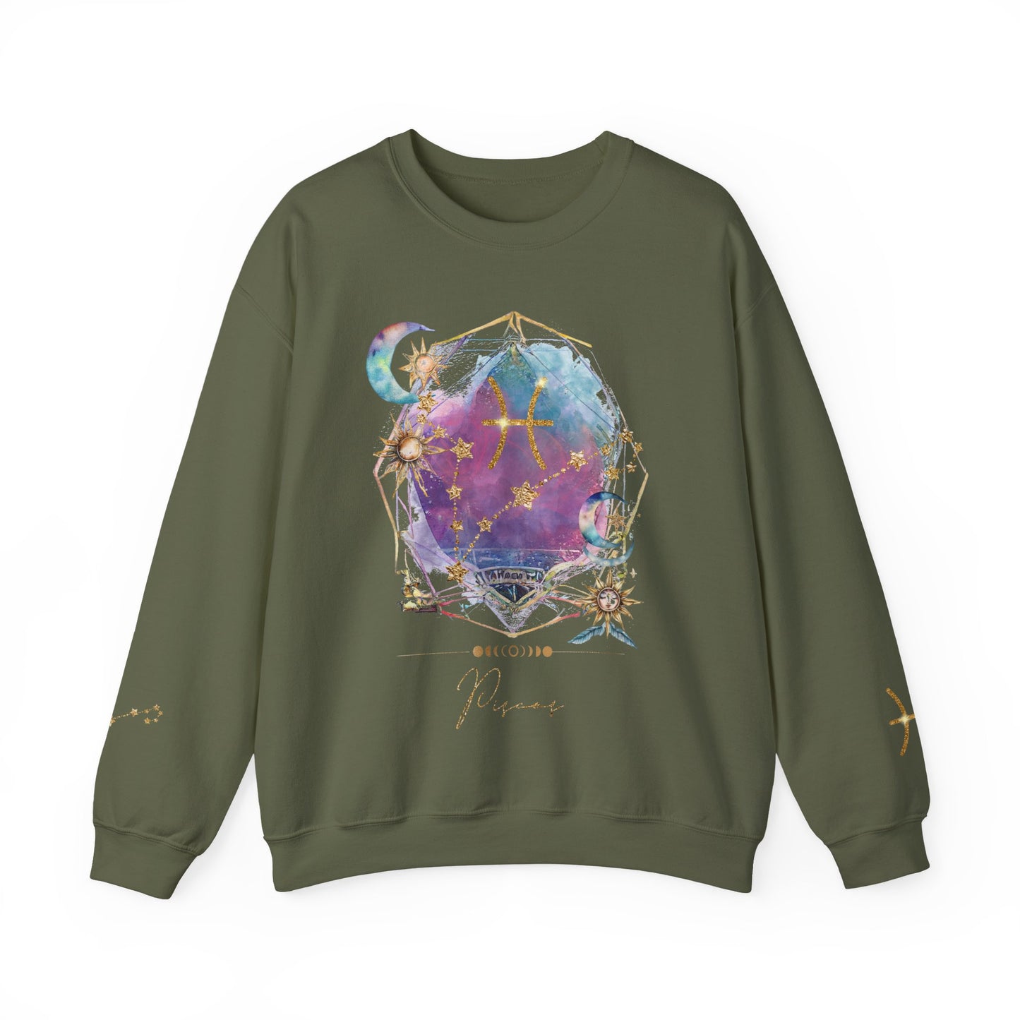 Pisces Sweatshirt Pisces Gift Astrology Sweatshirt Vintage Pisces Zodiac Shirt Retro Boho Celestial Sweatshirt Pisces Birthday Horoscope