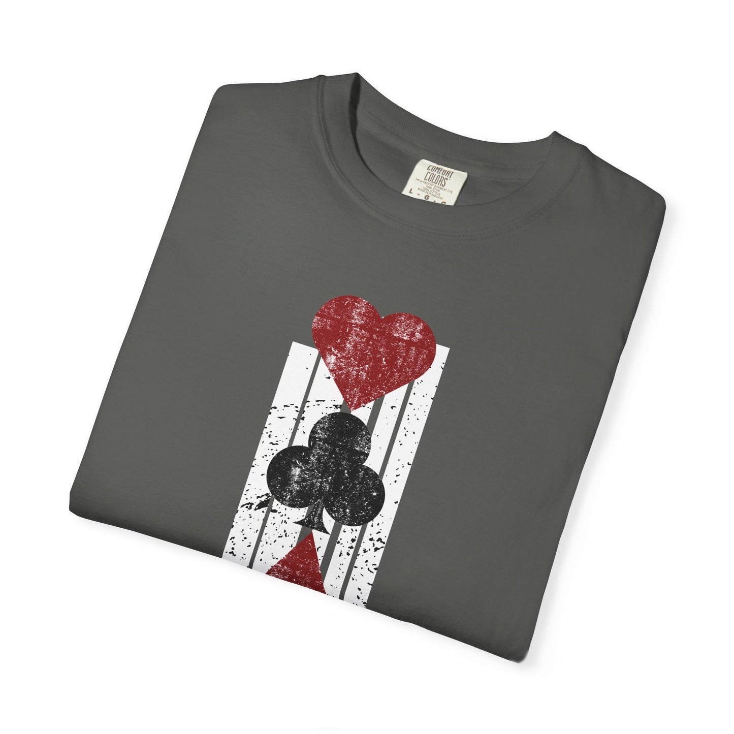 Queen Of Hearts Retro Shirt Vegas Gambling 80's Shirt Vacation Tee Unisex Garment-Dyed T-shirt Comfort Colors Shirt For Vegas Trip